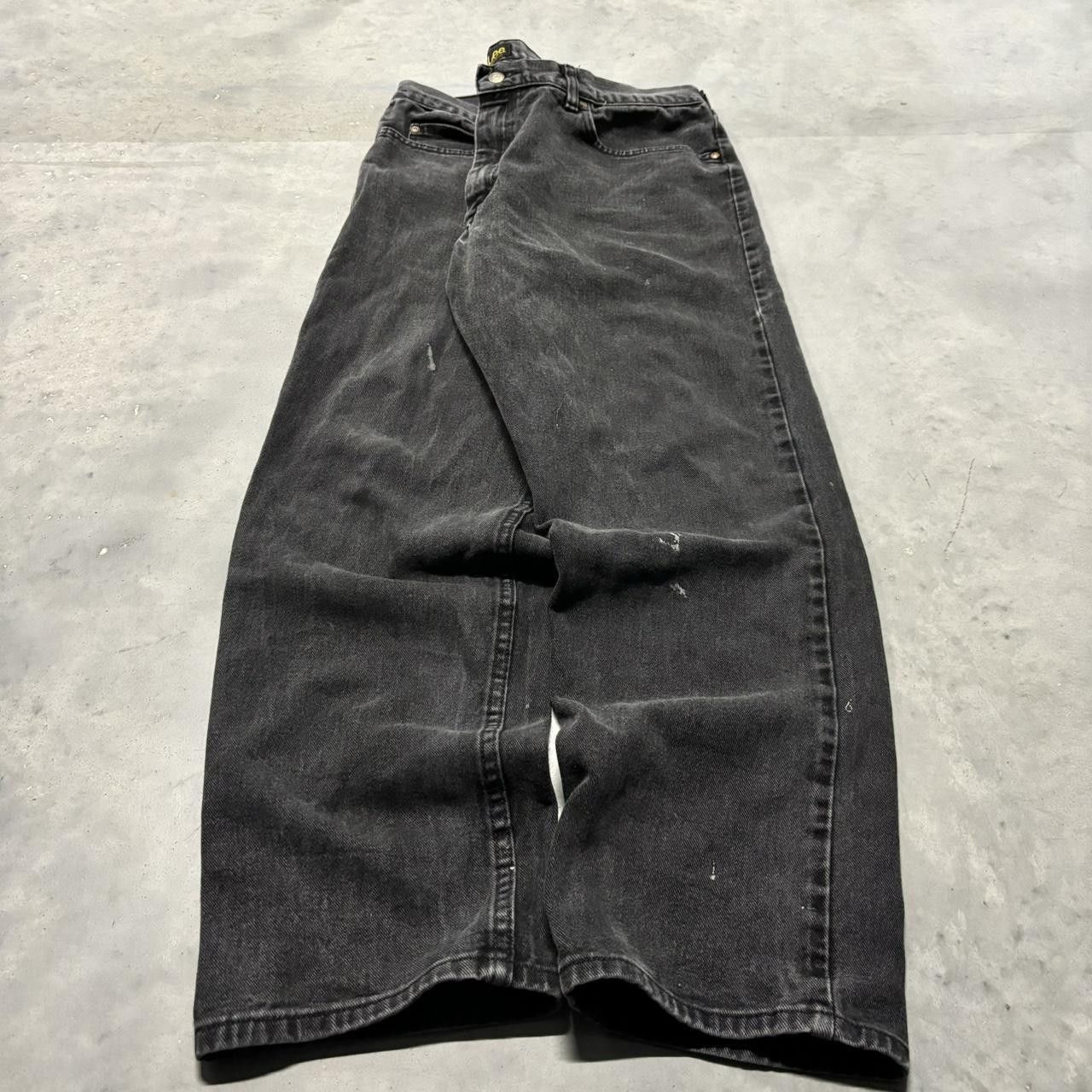 Japanese Brand × Vintage Crazy Vintage Y2K/2000s Grunge Black Skater Denim Jeans! Size US 40 / EU 56 - 3 Thumbnail