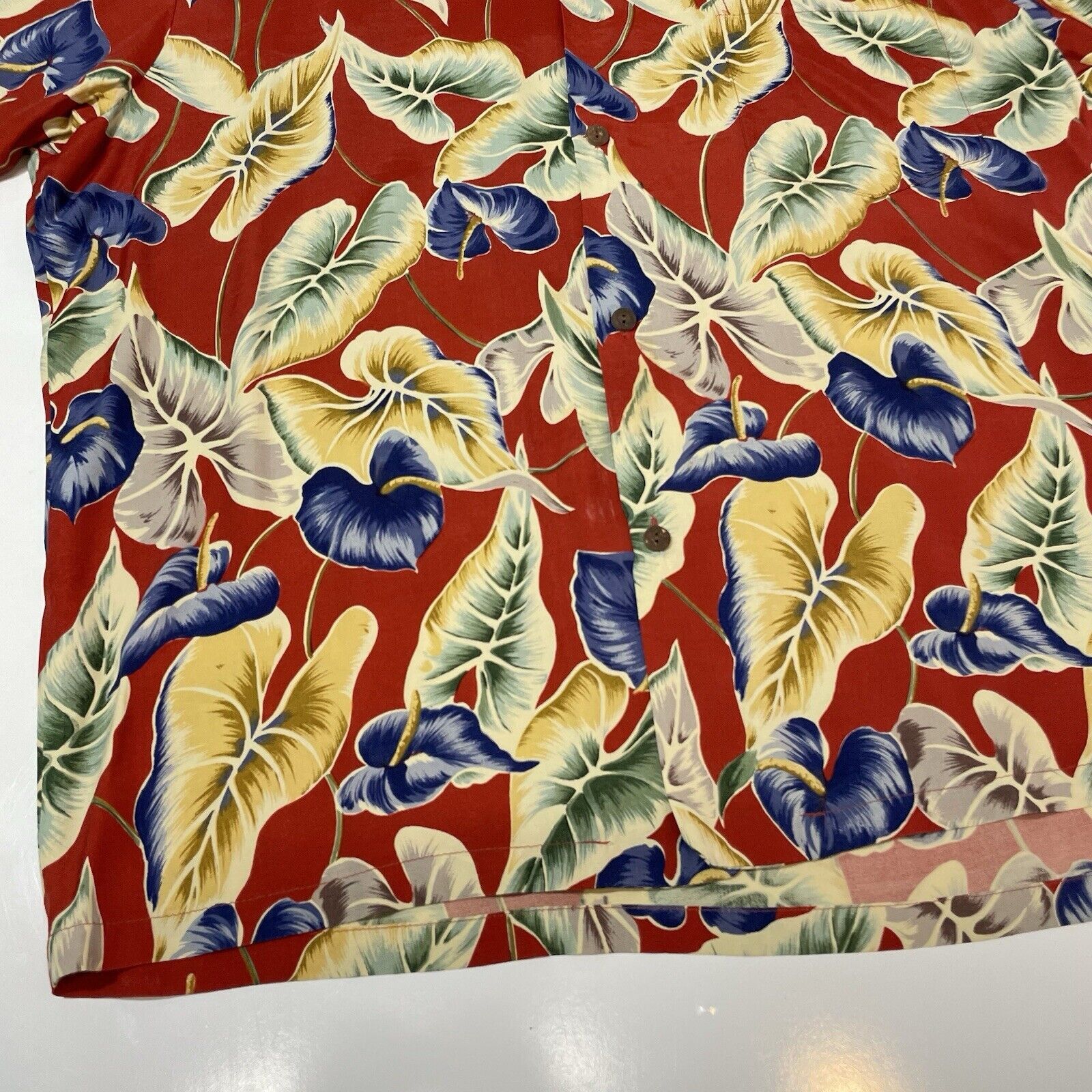 Pineapple Connection Pineapple Juice Anthurium Leaf Print Hawaiian Camp Shirt Size US XL / EU 56 / 4 - 2 Thumbnail