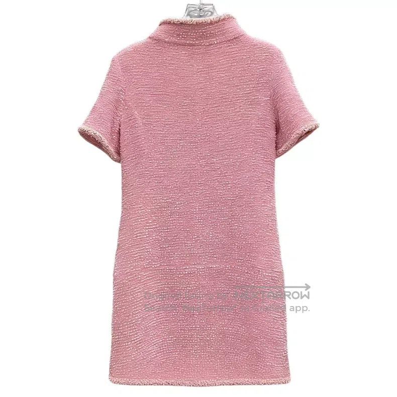 Chanel Chanel Pink multi-pocket zipper wool short-sleeved tweed d Size XS / US 0-2 / IT 36-38 - 2 Thumbnail