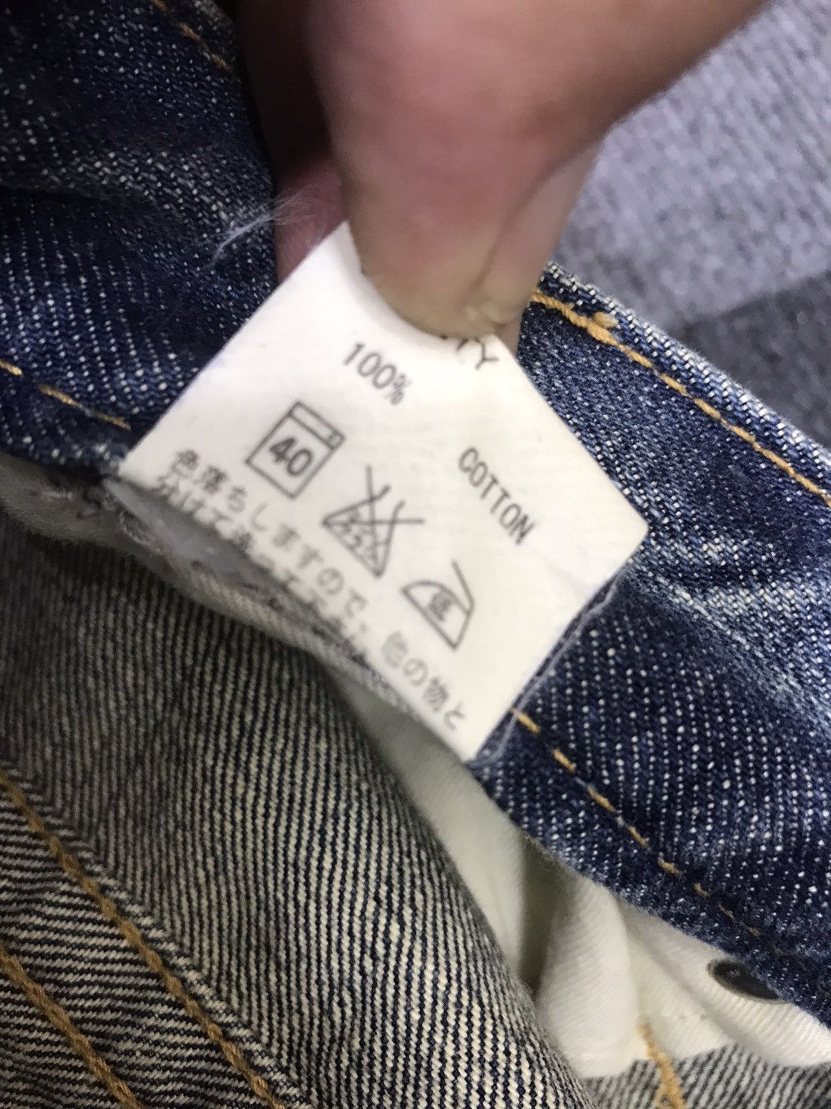 Japanese Brand CO&LU Japan Super Distressed Style Art Jeans F13 Size US 29 - 15 Thumbnail