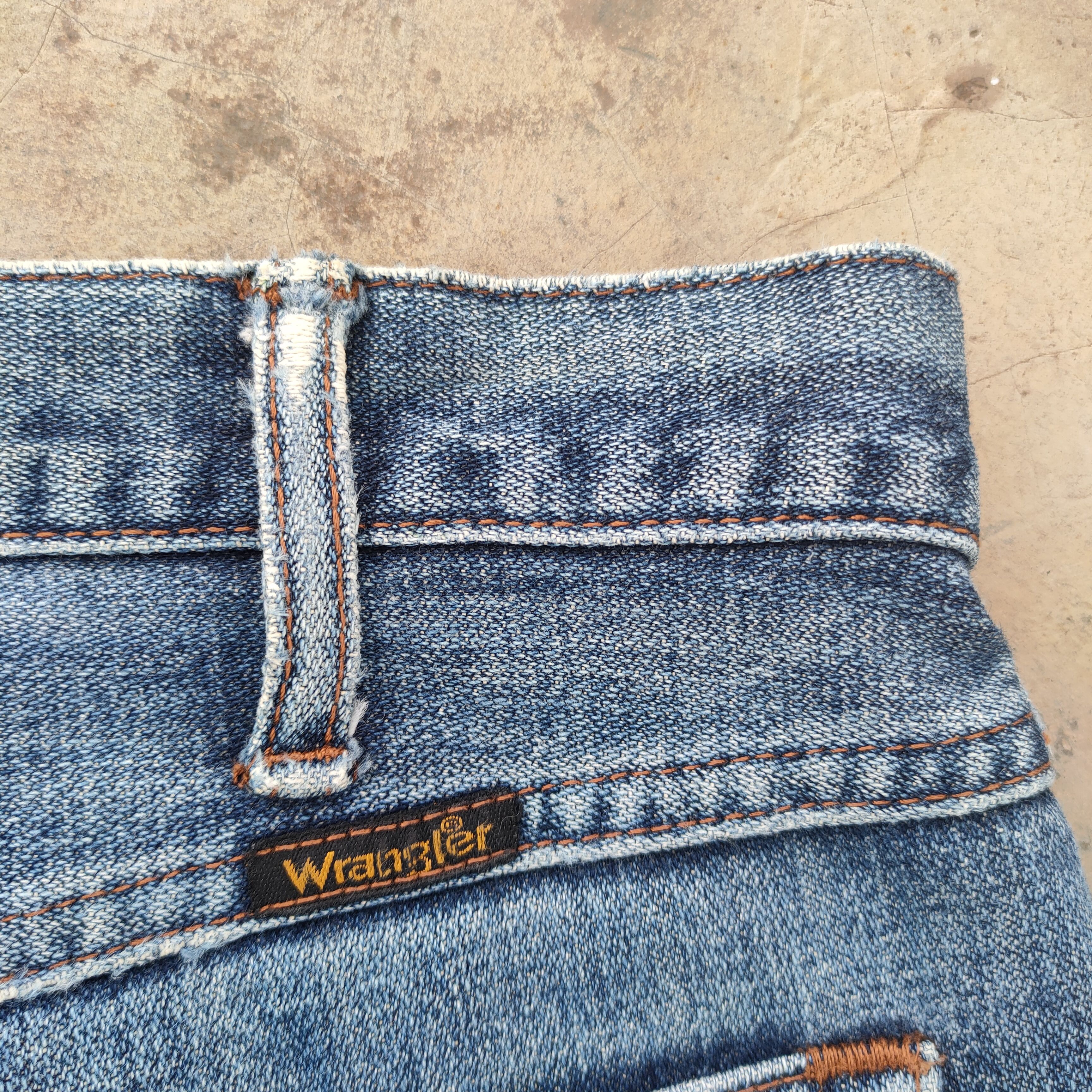 Wrangler VINTAGE WRANGLER FADED RIPPED JEANS DENIM PANTS Size US 32 / EU 48 - 13 Thumbnail