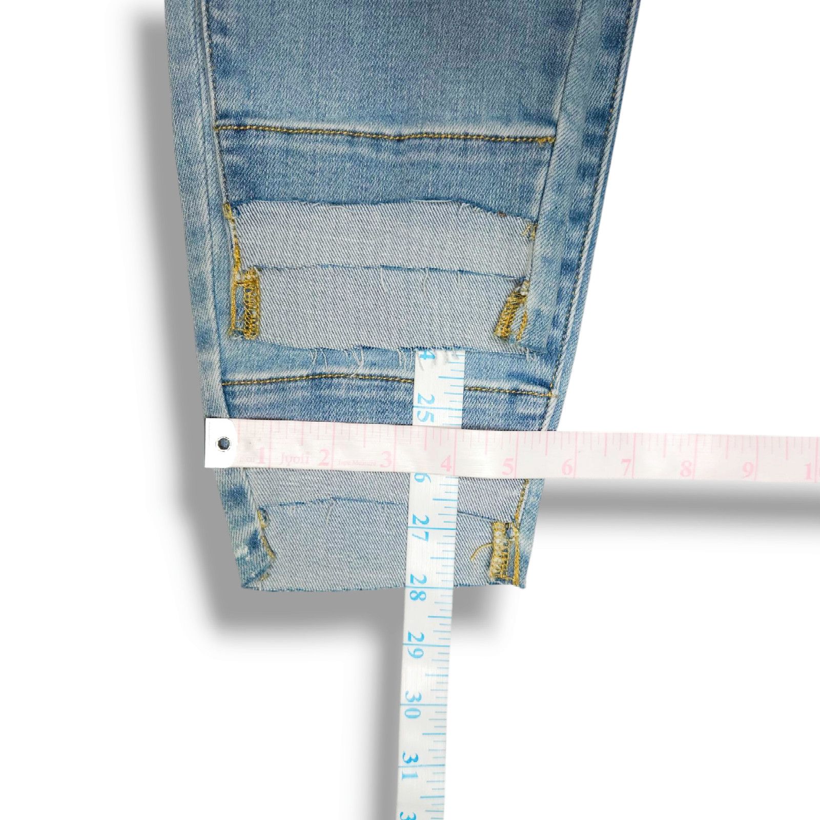 Other NWT Kancan Skinny Denim Jeans Sz. 32x28 Light Stone Blue Size 32" / US 10 / IT 46 - 8 Thumbnail