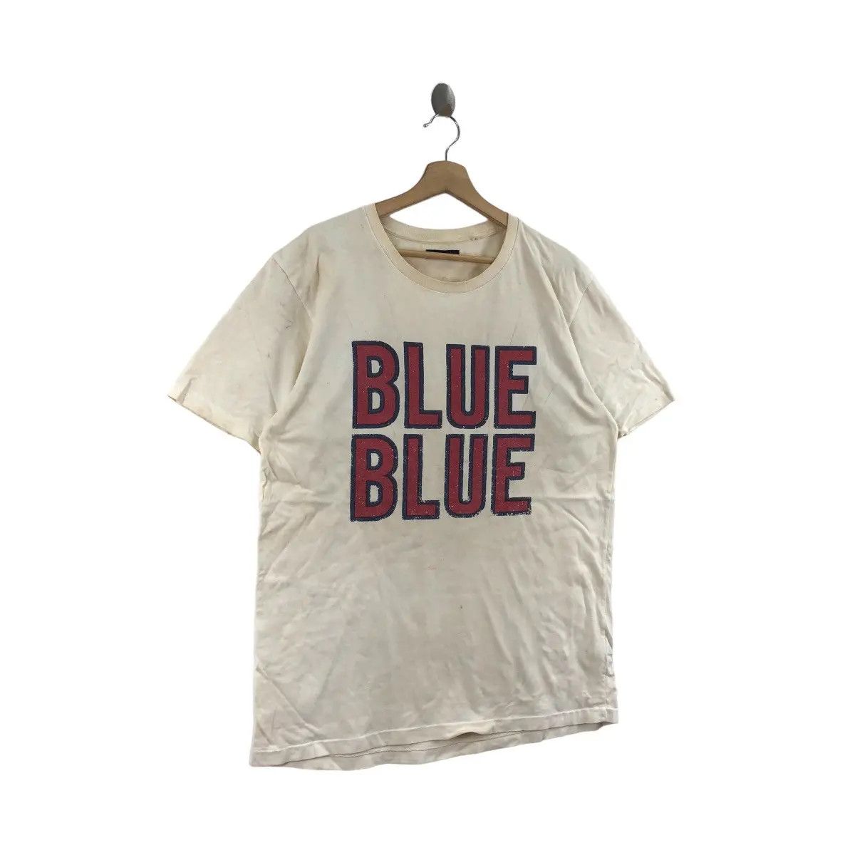Blue Blue Japan Vtg BLUE BLUE JAPAN Pure Natural Dye Center Logo Tee Size US XL / EU 56 / 4 - 2 Thumbnail