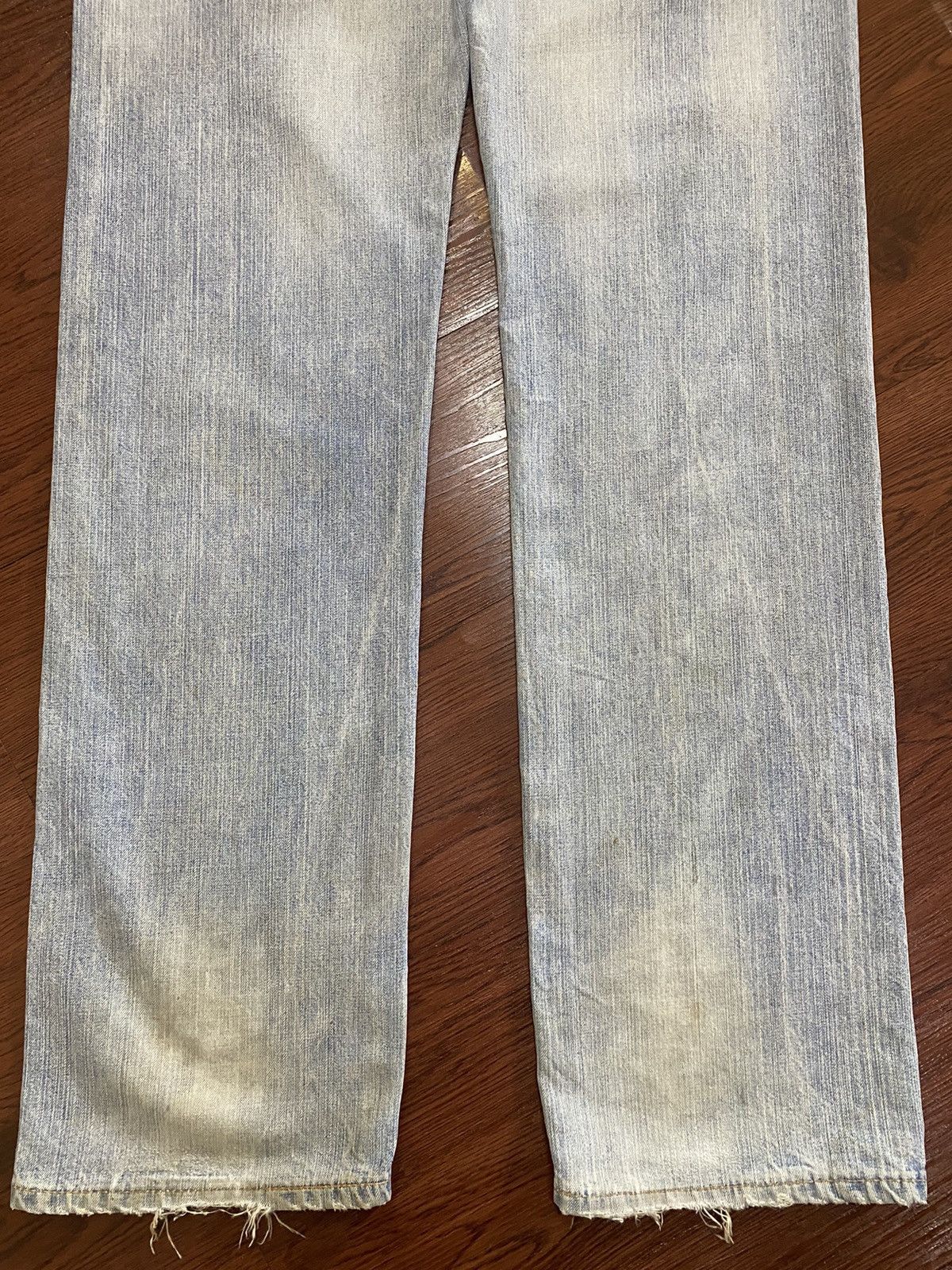 Edwin Vintage Edwin505 BXX Faded Wash Orange Tab Loose Jeans Size US 32 / EU 48 - 6 Thumbnail