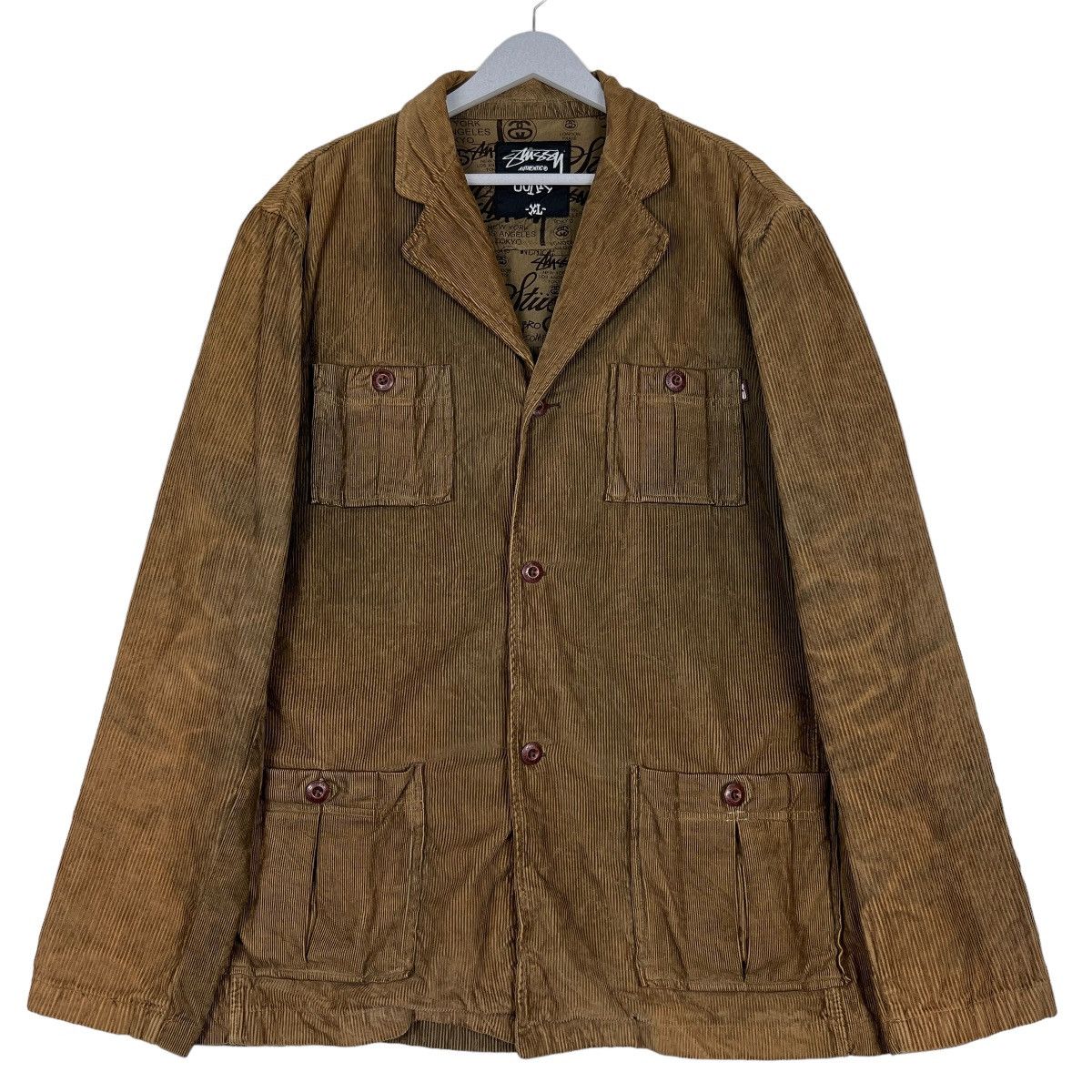 Stussy 🔥 STUSSY DYED CORDUROY CHORE JACKET Size US XL / EU 56 / 4 - 2 Thumbnail