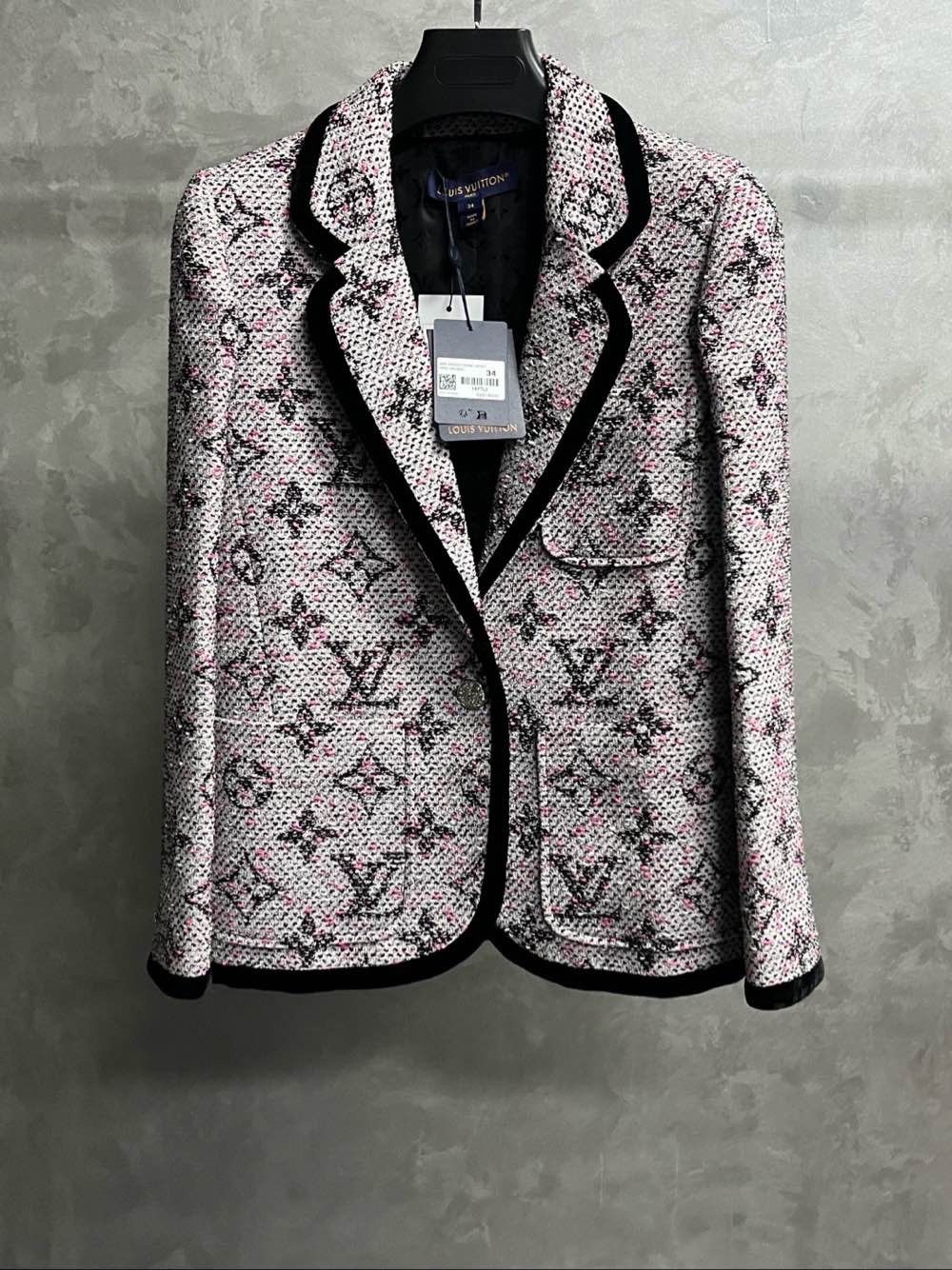 Louis Vuitton Louis Vuitton Monogram Tweed Blazer Size 34 Size XS / US 0-2 / IT 36-38 - 1 Thumbnail