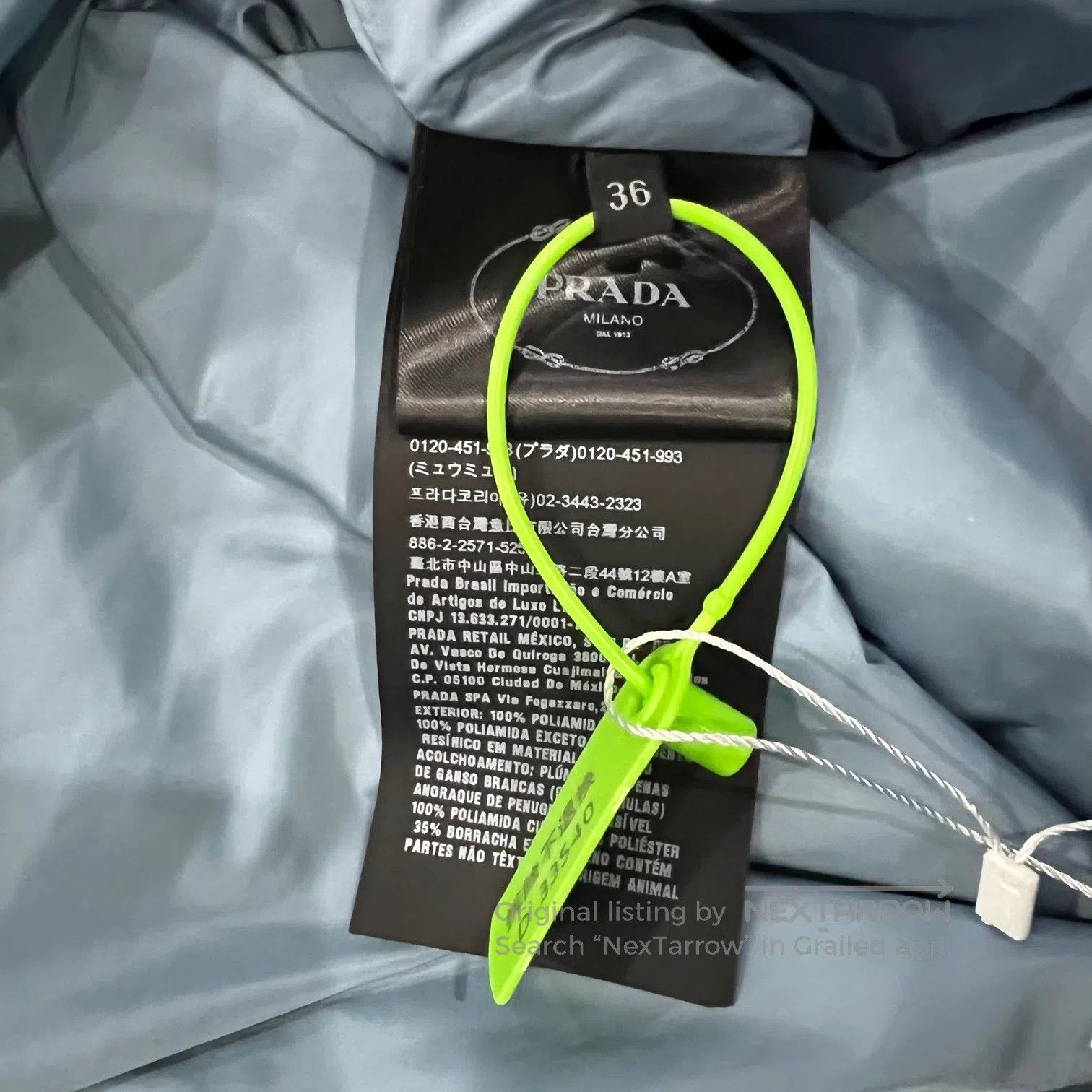 Prada Prada size 36 Inner color: Smog blue; Outer layer: Shape-s Size S / US 4 / IT 40 - 6 Thumbnail