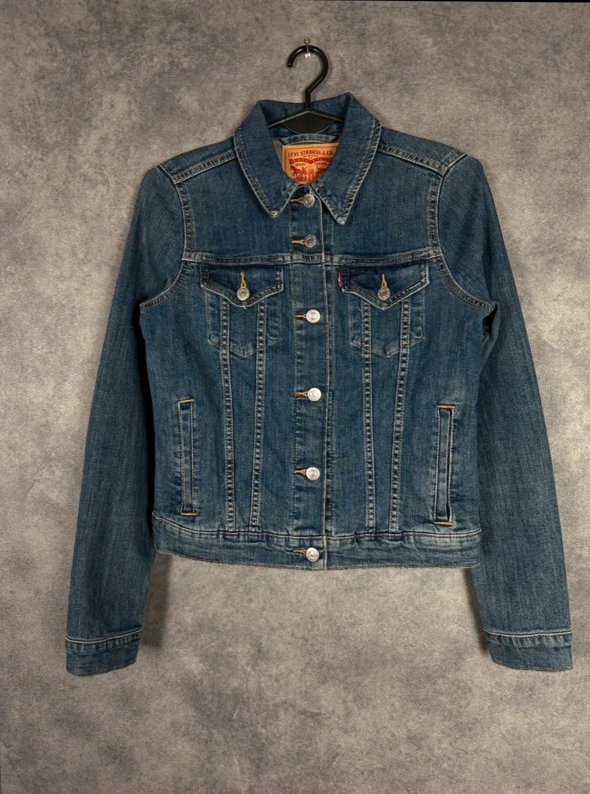 Levi's Levi’s Women Original Trucker Denim Jacket Navy Size US S / EU 44-46 / 1 - 1 Thumbnail