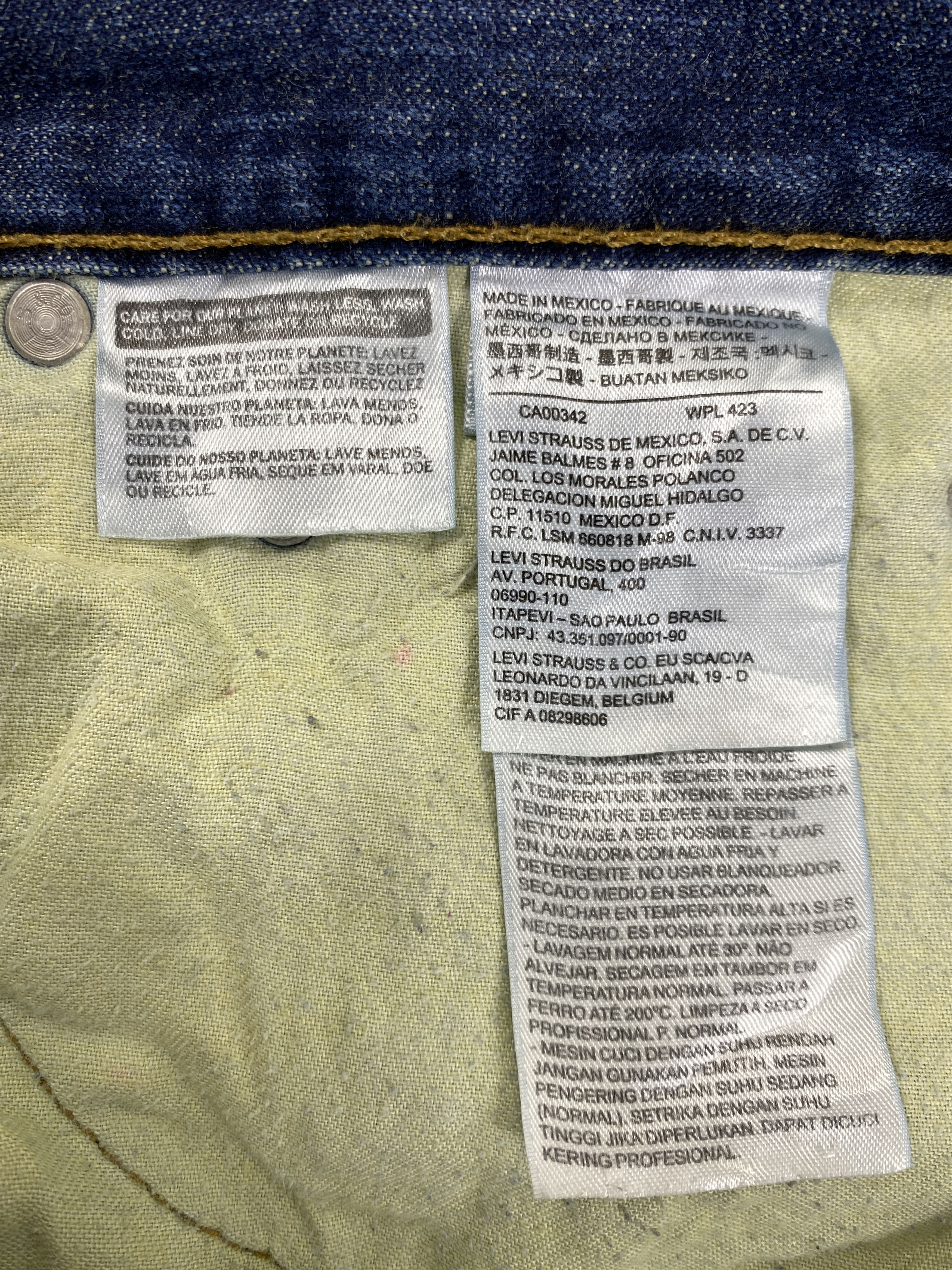 Levi's Vintage Levi's 514 Dark Blue Denim 33 x 32 -JN646 Size US 33 - 9 Thumbnail