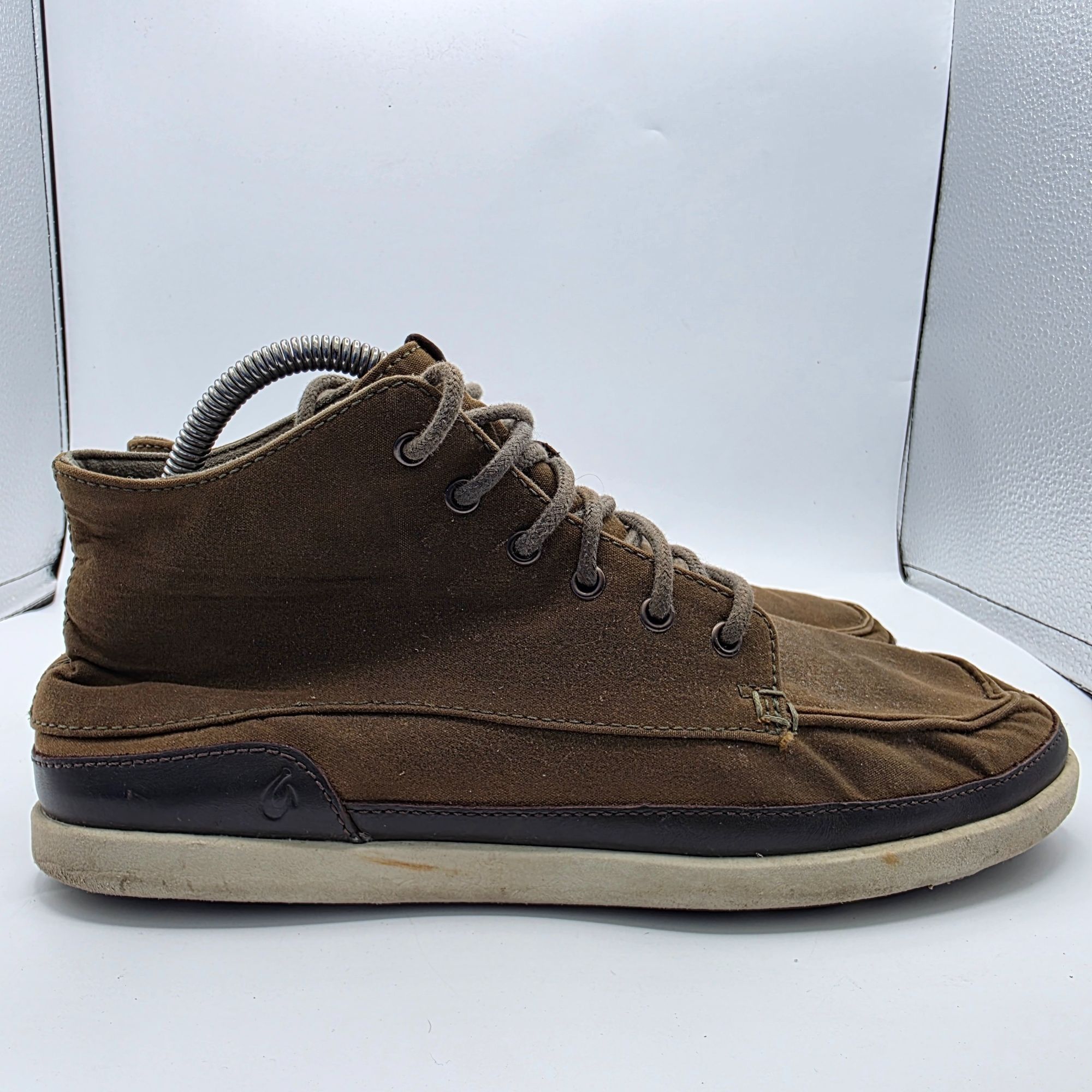 Olukai Olukai Nalukai Kapa Boots Mens 9.5 Dark Brown Mid Lace Up Sh Size US 9.5 / EU 42-43 - 12 Thumbnail