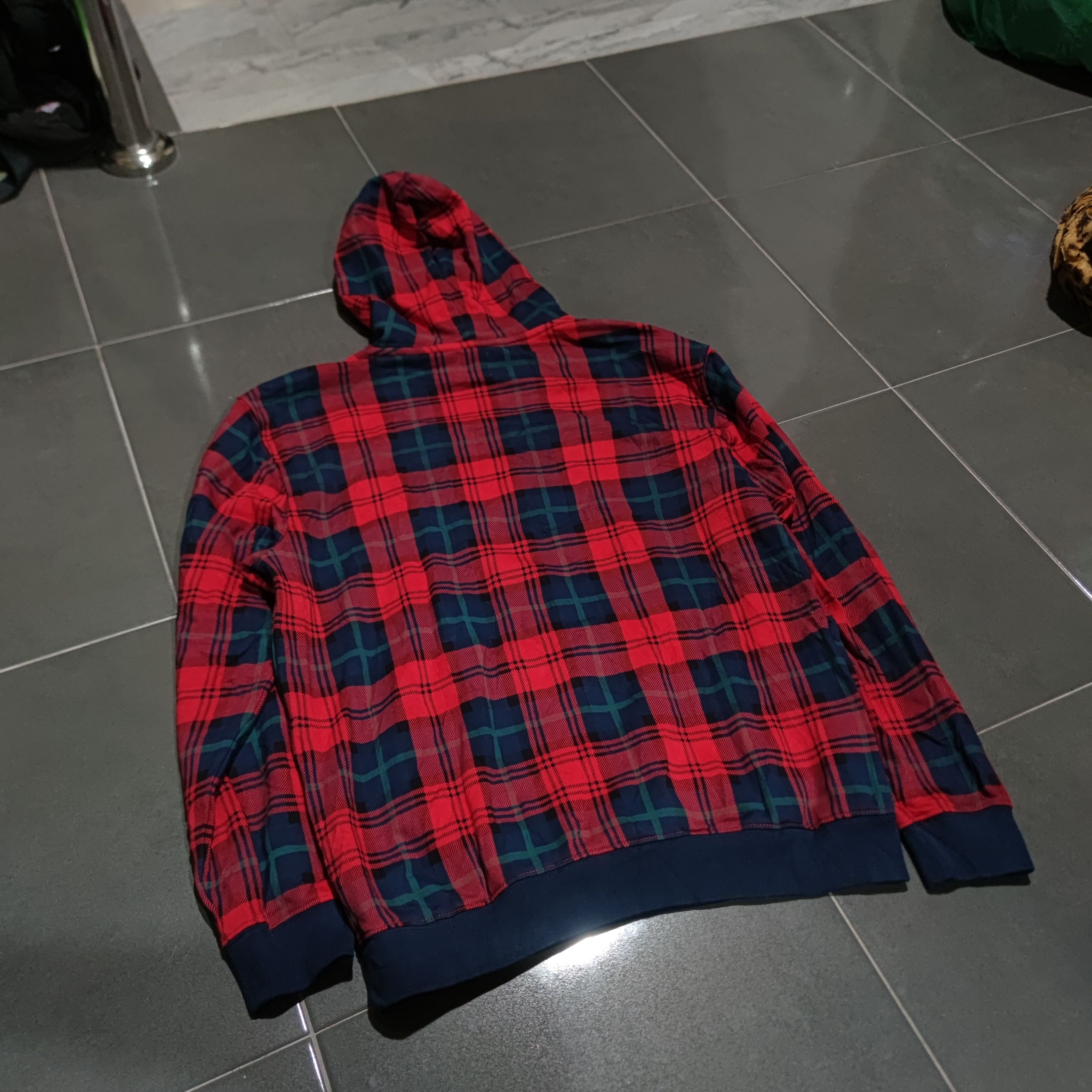 Dapper Dan hot x gap dap plaid hoodie red size XL