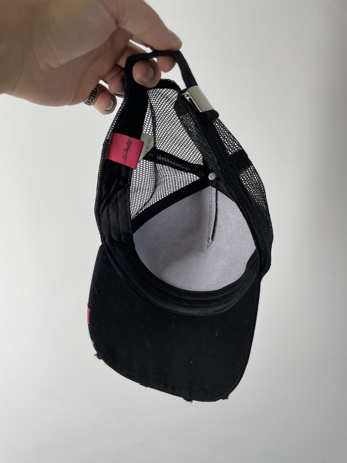 Japanese Brand × Vintage Vintage Black y2k cap hat ed hardy style Size ONE SIZE - 11 Thumbnail