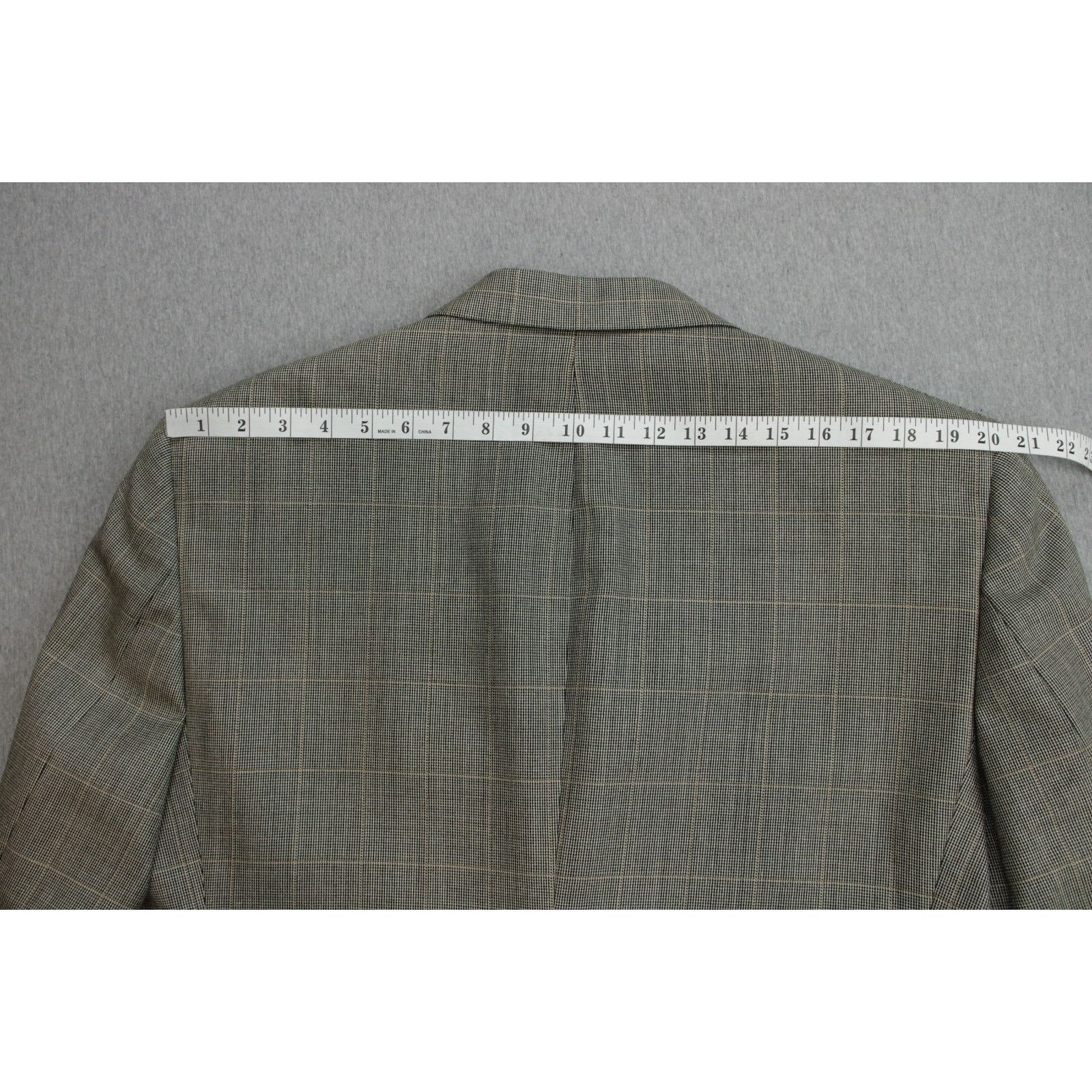Jos. A. Bank Jos A Bank Blazer Mens 44R Windowpane Silk Wool Signature Size 44R - 10 Thumbnail