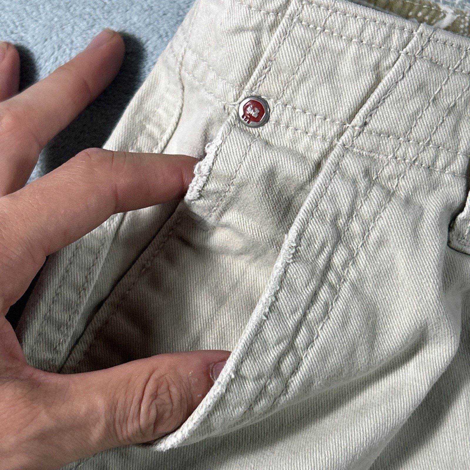 JNCO Cargo Shorts Boys 8 24x9 Child Utility Worker Skater Plugg Size 27" / US 4 / IT 40 - 7 Thumbnail