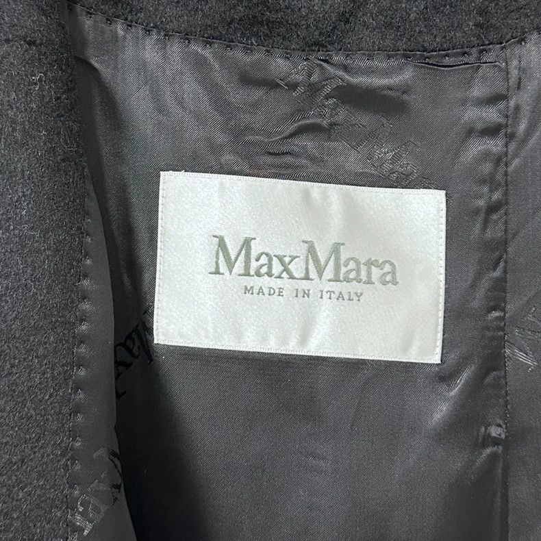 Max Mara Max Mara Railto black bathrobe coat Size M / US 6-8 / IT 42-44 - 3 Thumbnail