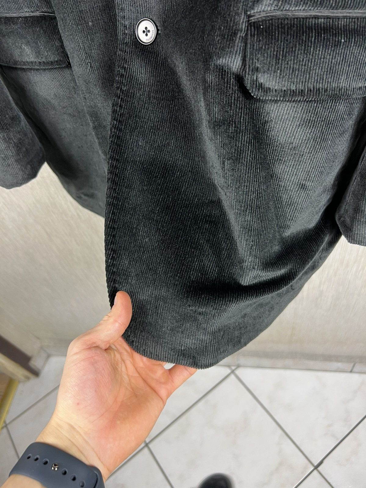 Dirk Bikkembergs Archive Dirk Bikkembergs corduroy black blazer jacket pocket Size US L / EU 52-54 / 3 - 8 Thumbnail