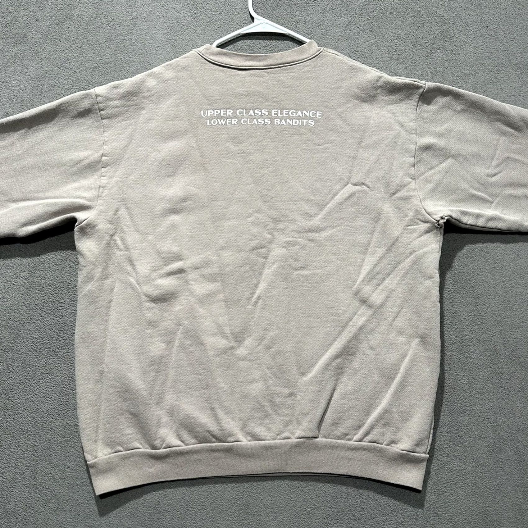 Vintage RIC3 Daniel Ricciardo Rose Sweatshirt Mens XL Beige Crew Neck Pullover Graphic Print 90s Style Size US XL / EU 56 / 4 - 2 Thumbnail