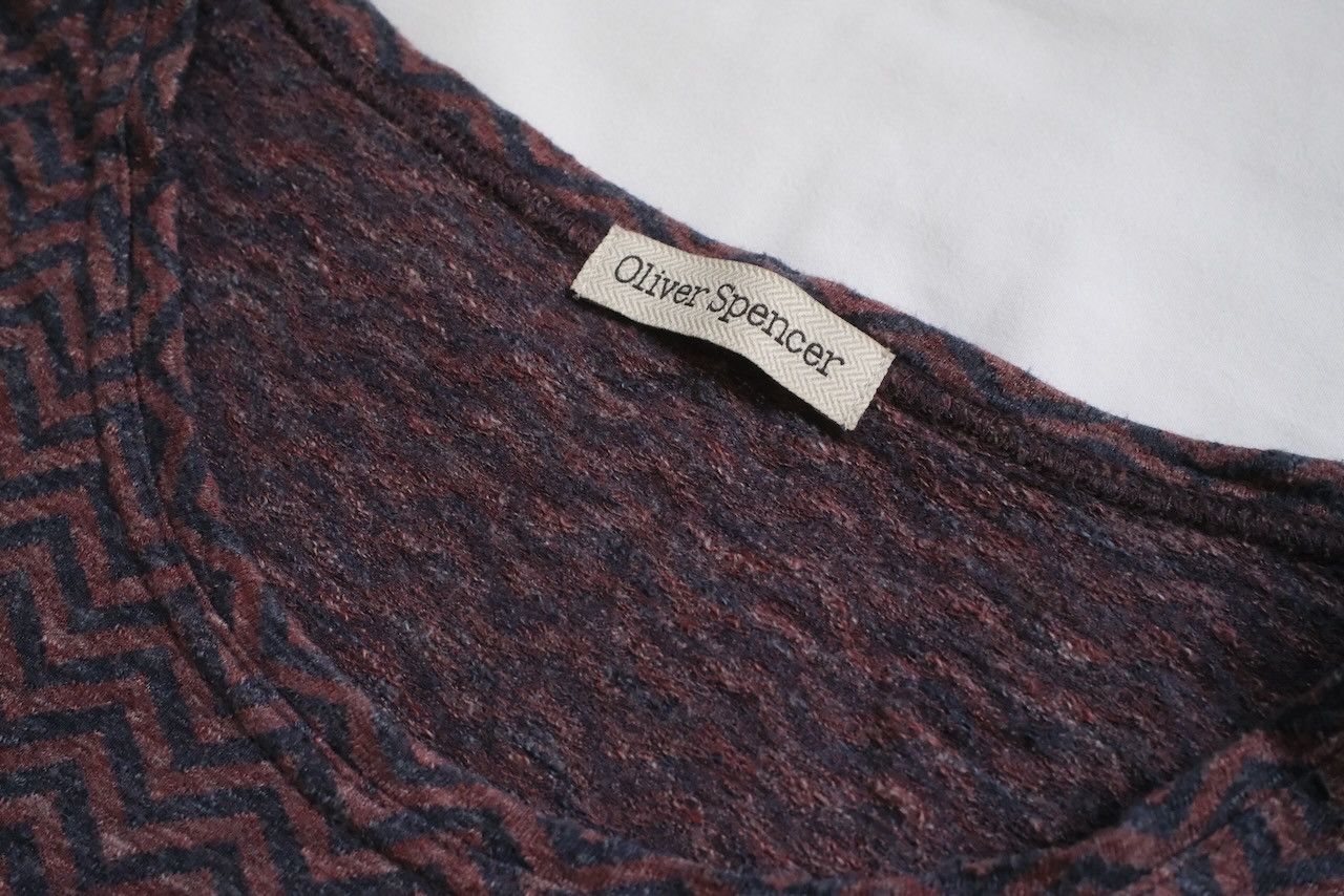 Oliver Spencer Oliver Spencer Zig-Zag Tee Size US L / EU 52-54 / 3 - 3 Thumbnail