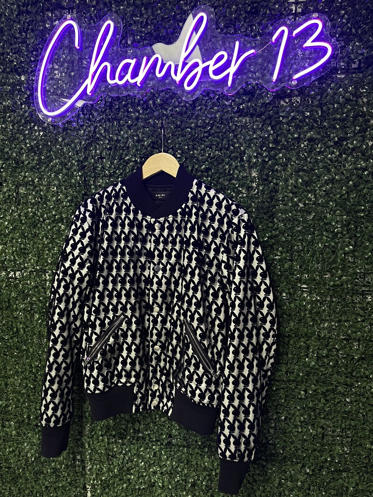 Amiri Amiri Playboy Bomber Jacket - Size 46 Size US S / EU 44-46 / 1 - 1 Thumbnail
