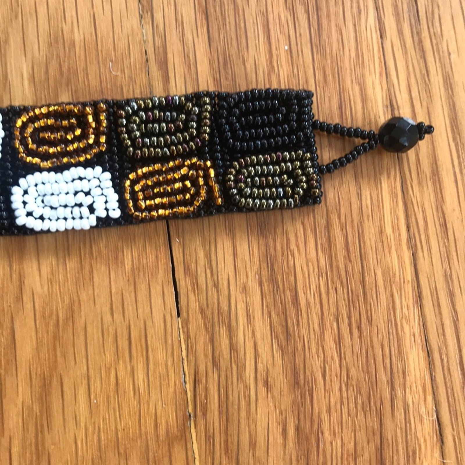 Handmade Beaded Spiral Bracelet Size ONE SIZE - 3 Thumbnail