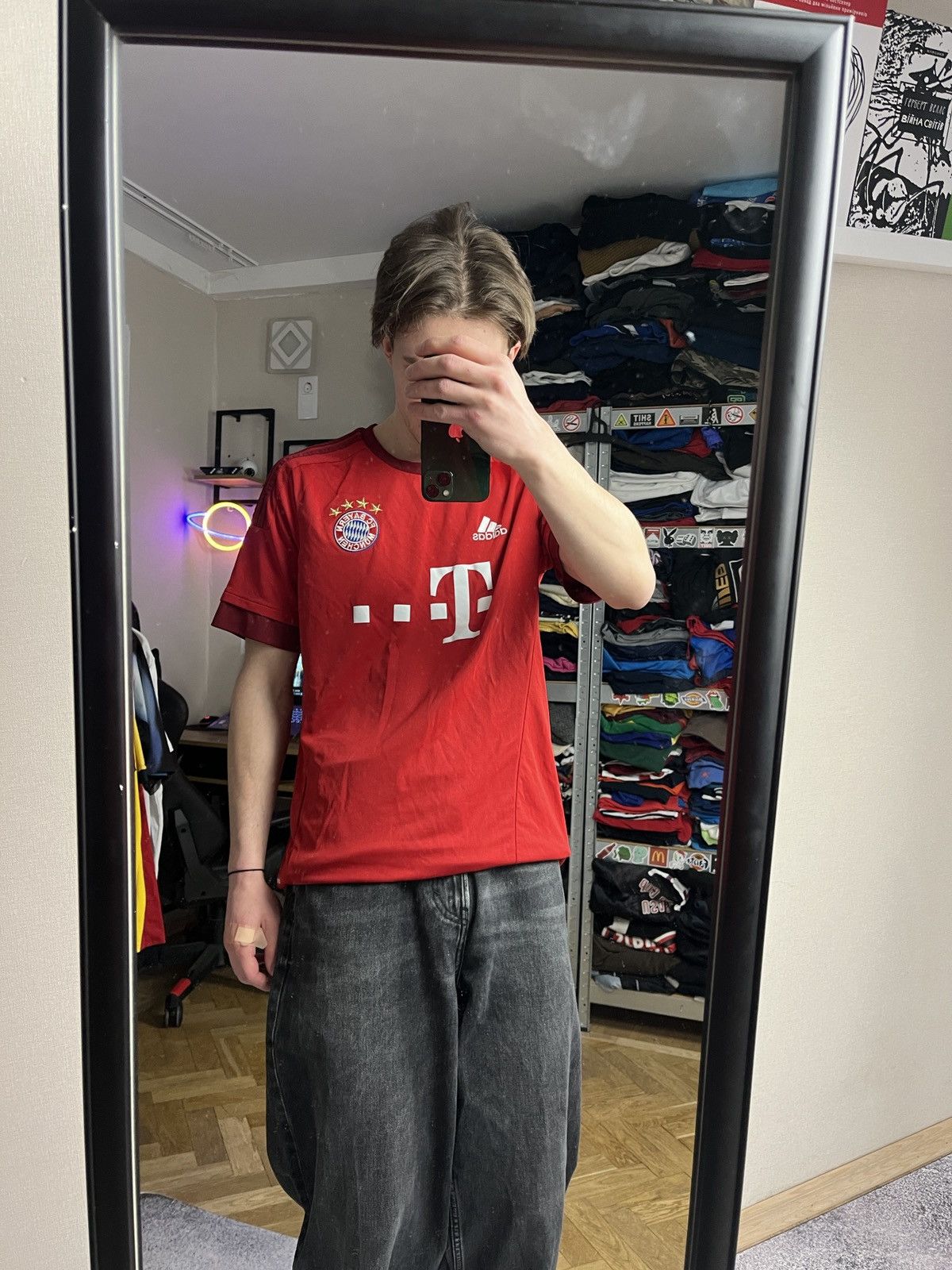 Adidas Bayern Munich 2015-2016 Home Soccer Jersey Football Shirt Size US L / EU 52-54 / 3 - 2 Thumbnail