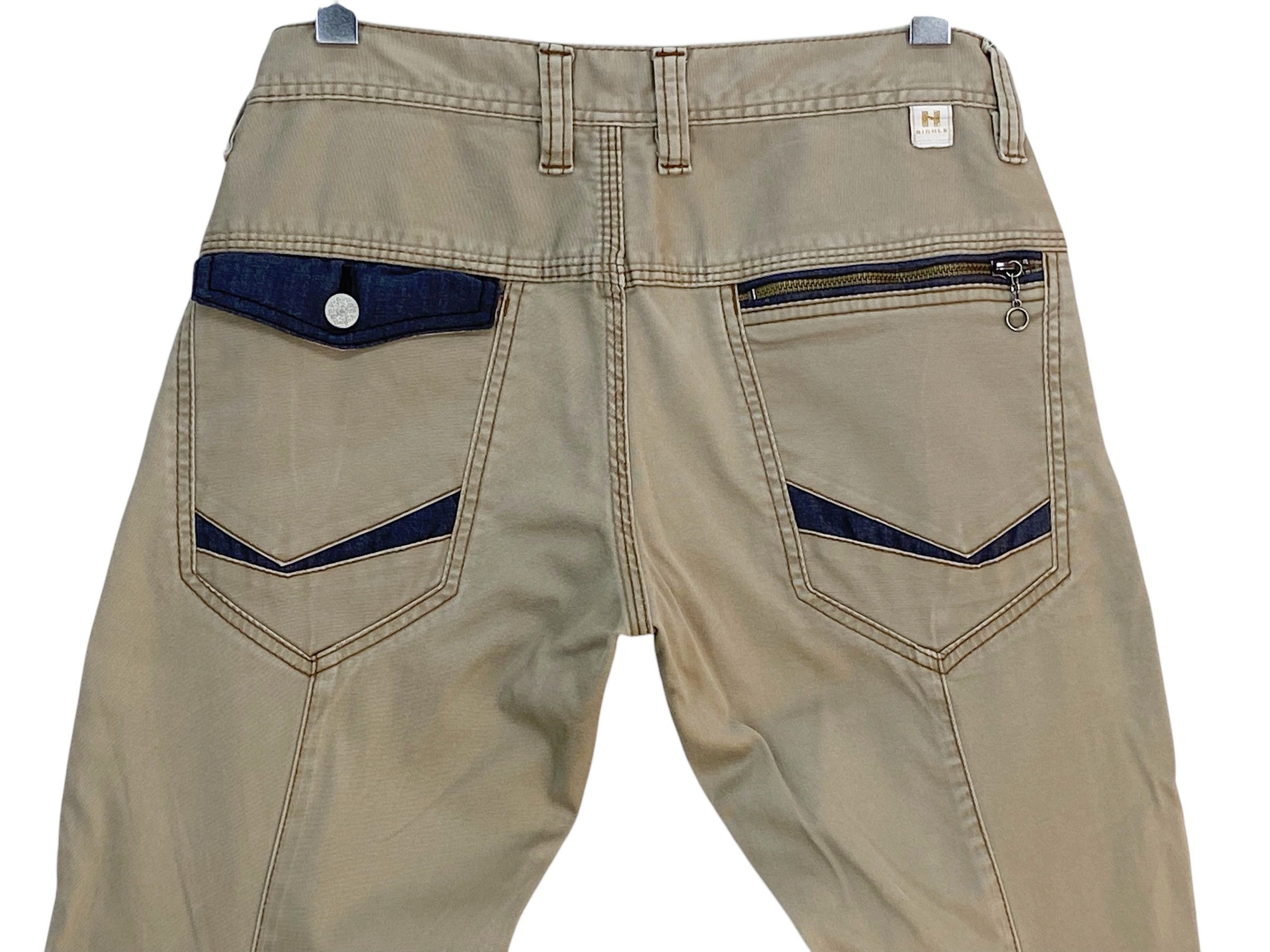 Japanese Brand × Nicole Club Nicole Hideaways Pants Multi Zipper Flare Jeans Size US 34 / EU 50 - 5 Thumbnail