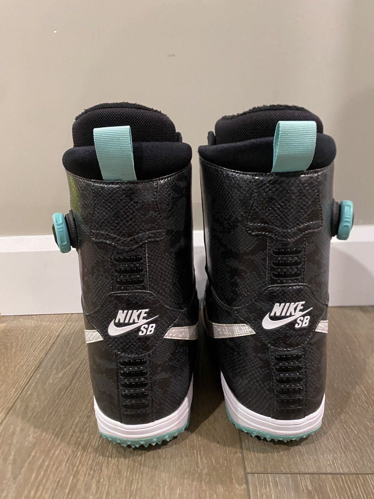 Nike Nike Zoom Force 1 X Double BOA Snowboard Boots Grey & Teal Size US 7.5 / IT 37.5 - 8 Thumbnail
