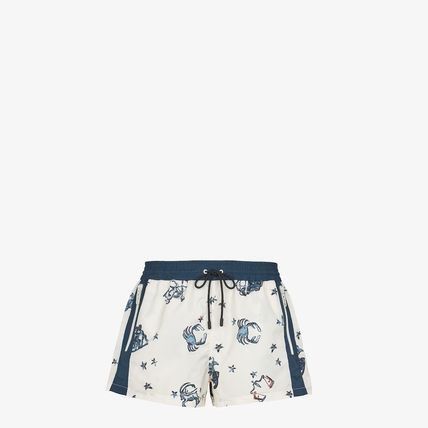 o1loc1c0824 Swim Shorts in Multicolor
