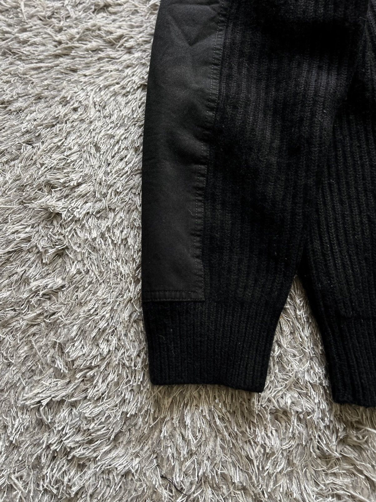 Burberry 💥GRAIL💥 BURBERRY CONTRAST PANEL RIB KNIT WOOL SWEATER Size US L / EU 52-54 / 3 - 4 Thumbnail