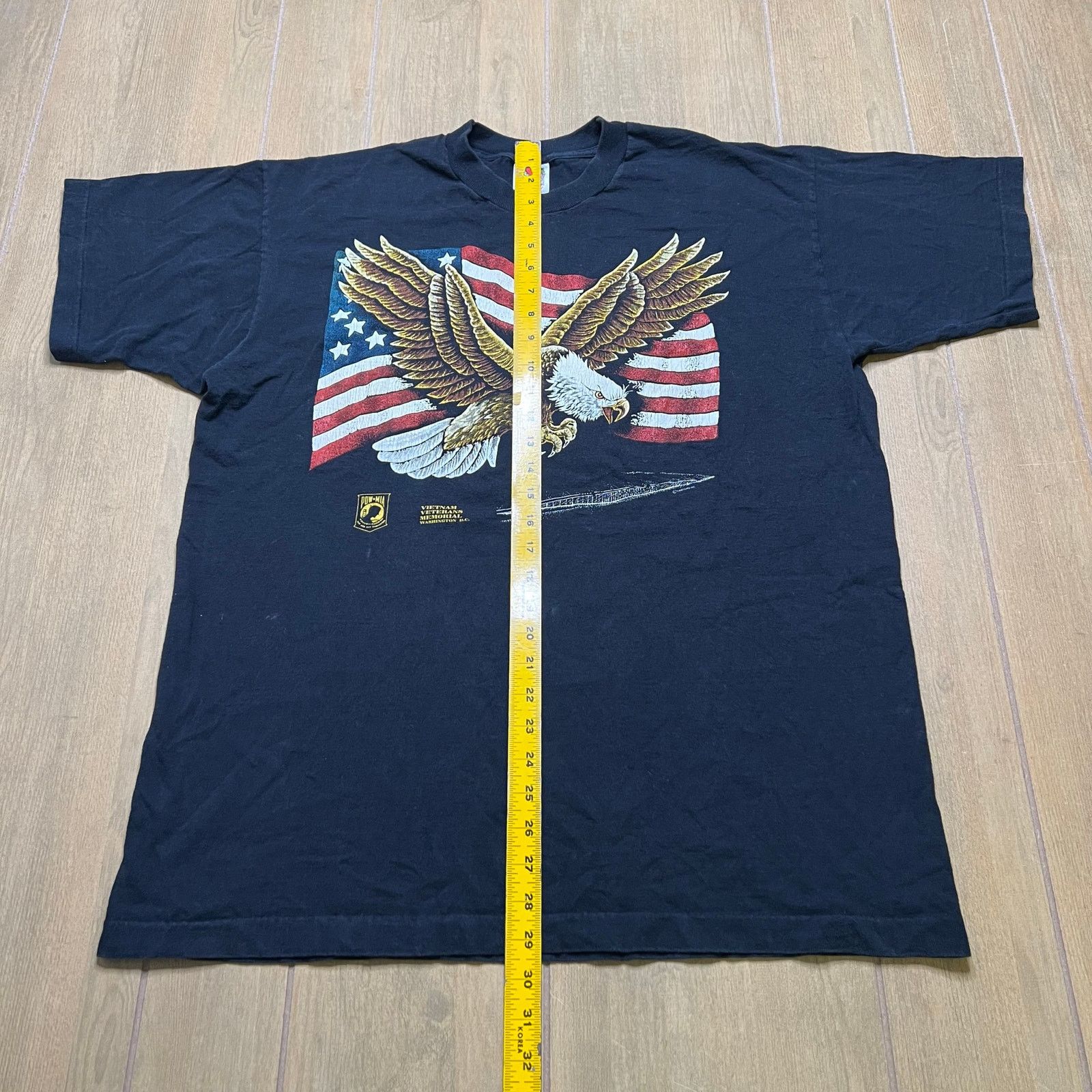 Fruit Of The Loom Vintage 90s American Bald Eagle T Shirt Size XL Size US XL / EU 56 / 4 - 6 Thumbnail