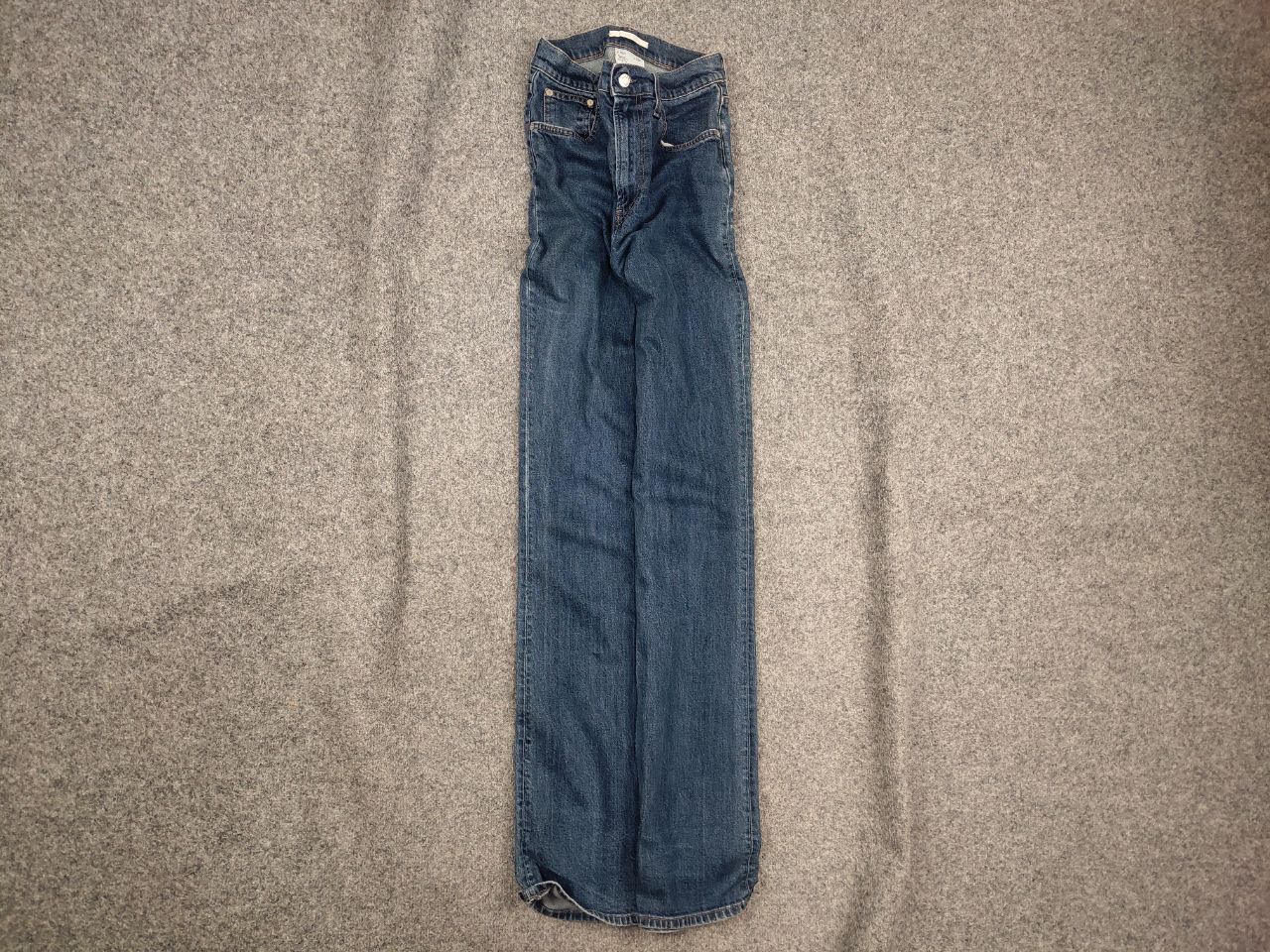 Helmut Lang Helmut Lang Jeans Femme Blue Straight Denim Boot Cut Unisex Size US 29 - 1 Thumbnail