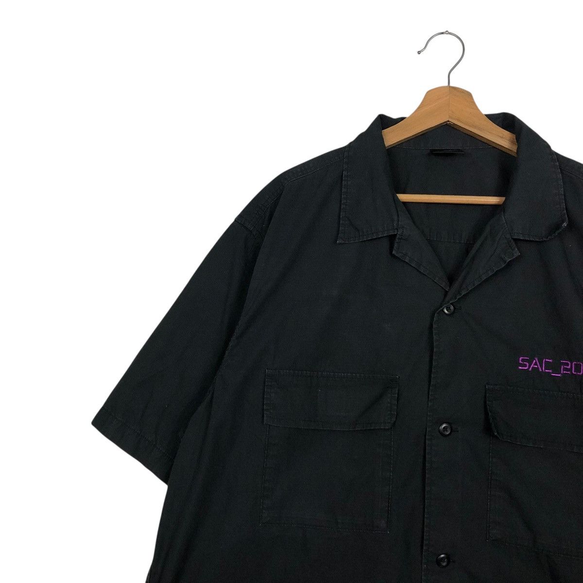 Cartoon Network 🔥VINTAGE BOWLING SHIRT BUTTON UPS GHOST IN THE SHELL Size US XXL / EU 58 / 5 - 9 Thumbnail
