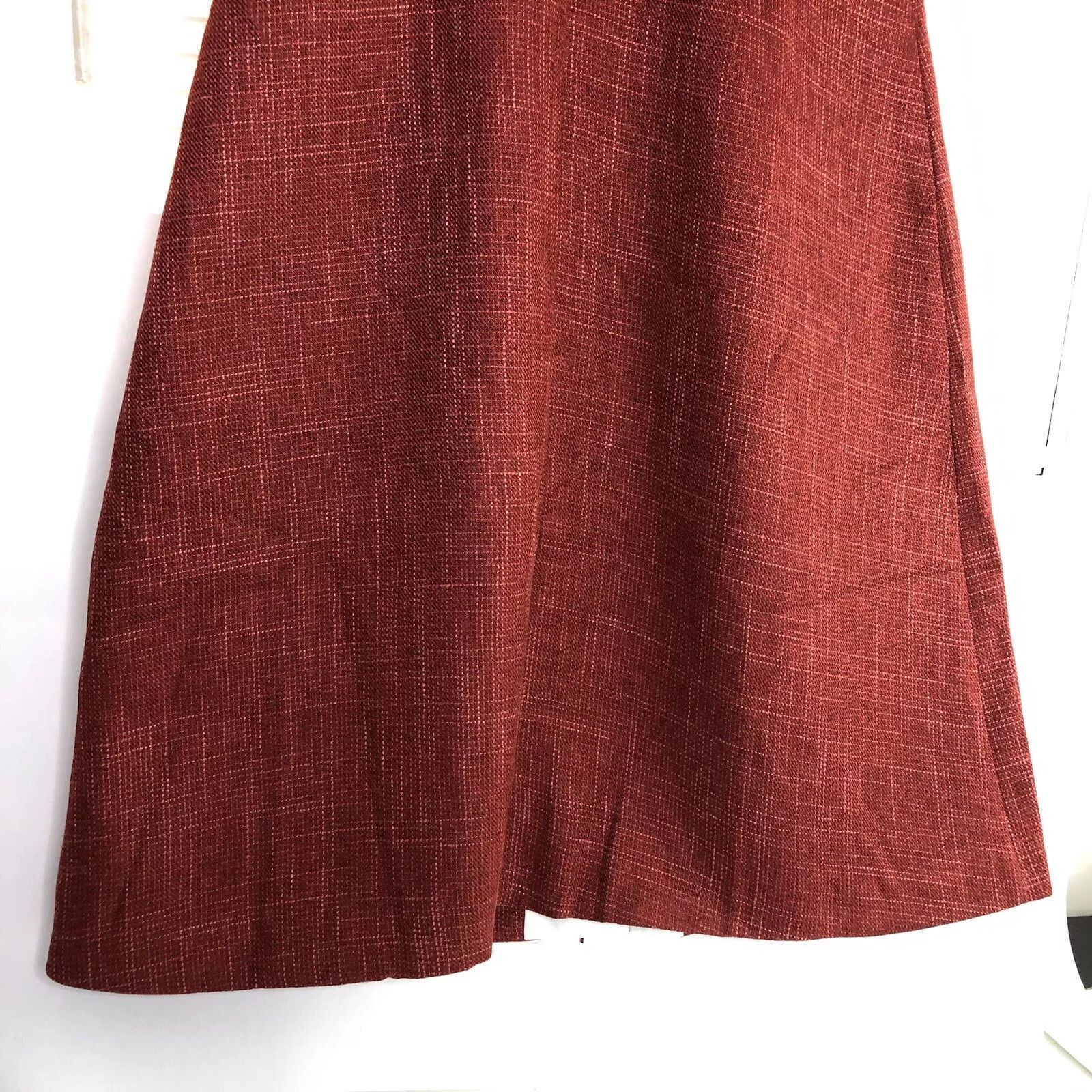 Other SHIMMER Women Burgundy White Sleeveless Dress XL Bottom Down Size XL / US 12-14 / IT 48-50 - 6 Thumbnail