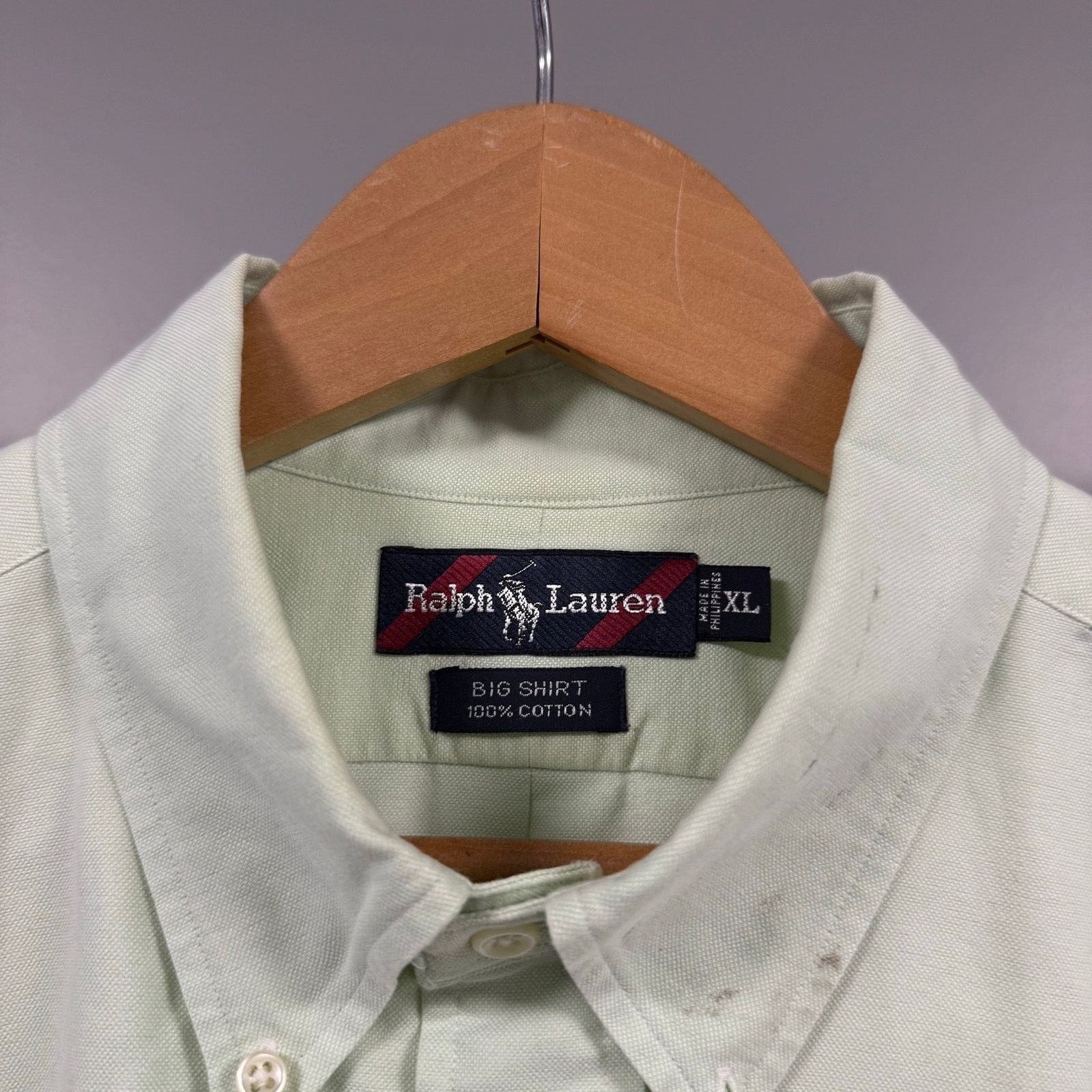 Polo Ralph Lauren Polo Ralph Lauren Big Shirt 100% cotton green button up Size US XL / EU 56 / 4 - 3 Thumbnail