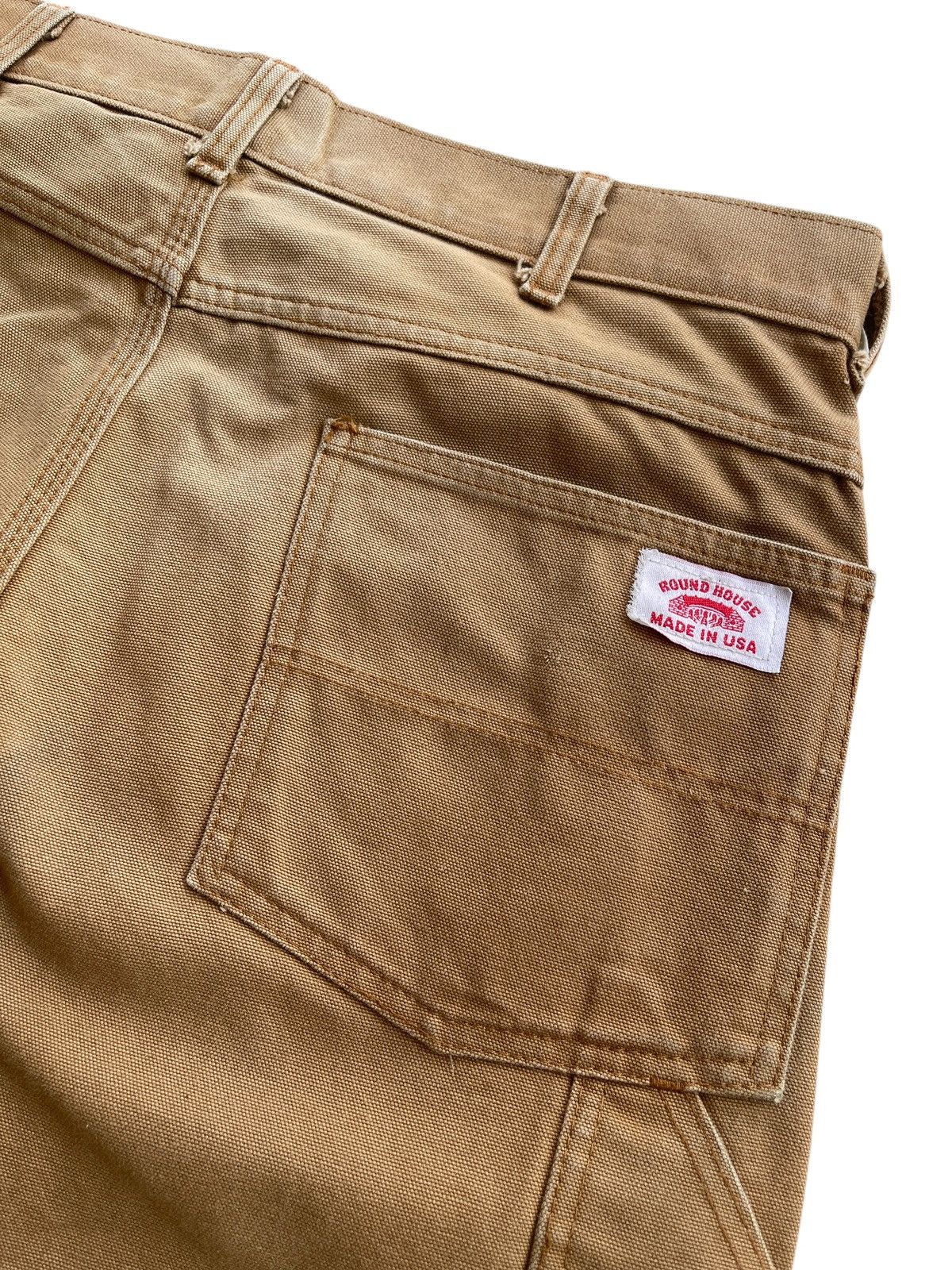Vintage LOT 2202 Round House Double Knee Carpenter Work Pants Size US 34 / EU 50 - 13 Thumbnail