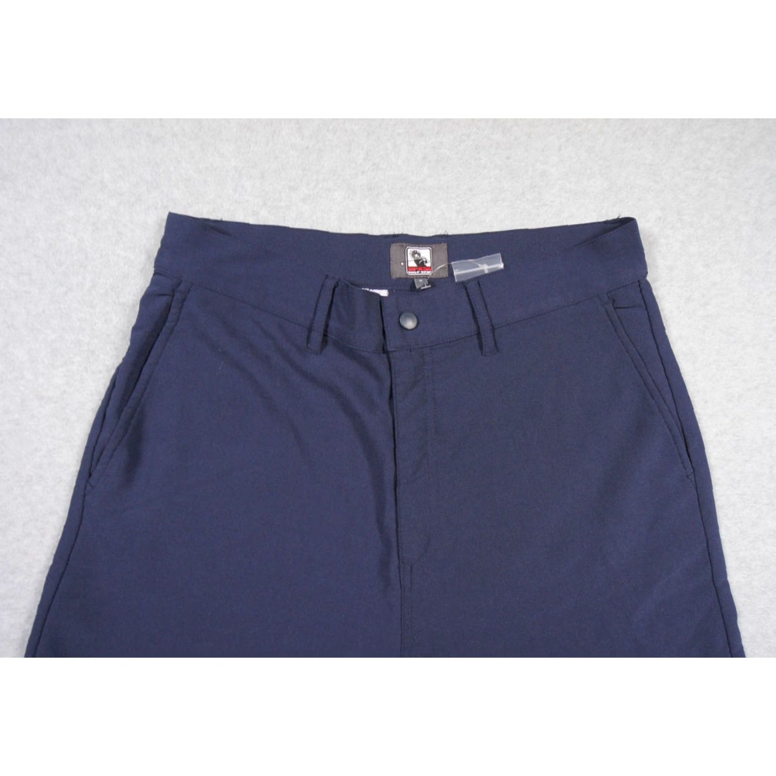Vintage Urban Golf Gear Shorts Mens Small Blue Chino Stretch Flat Front 11" Inseam Adult Size US 29 - 2 Thumbnail