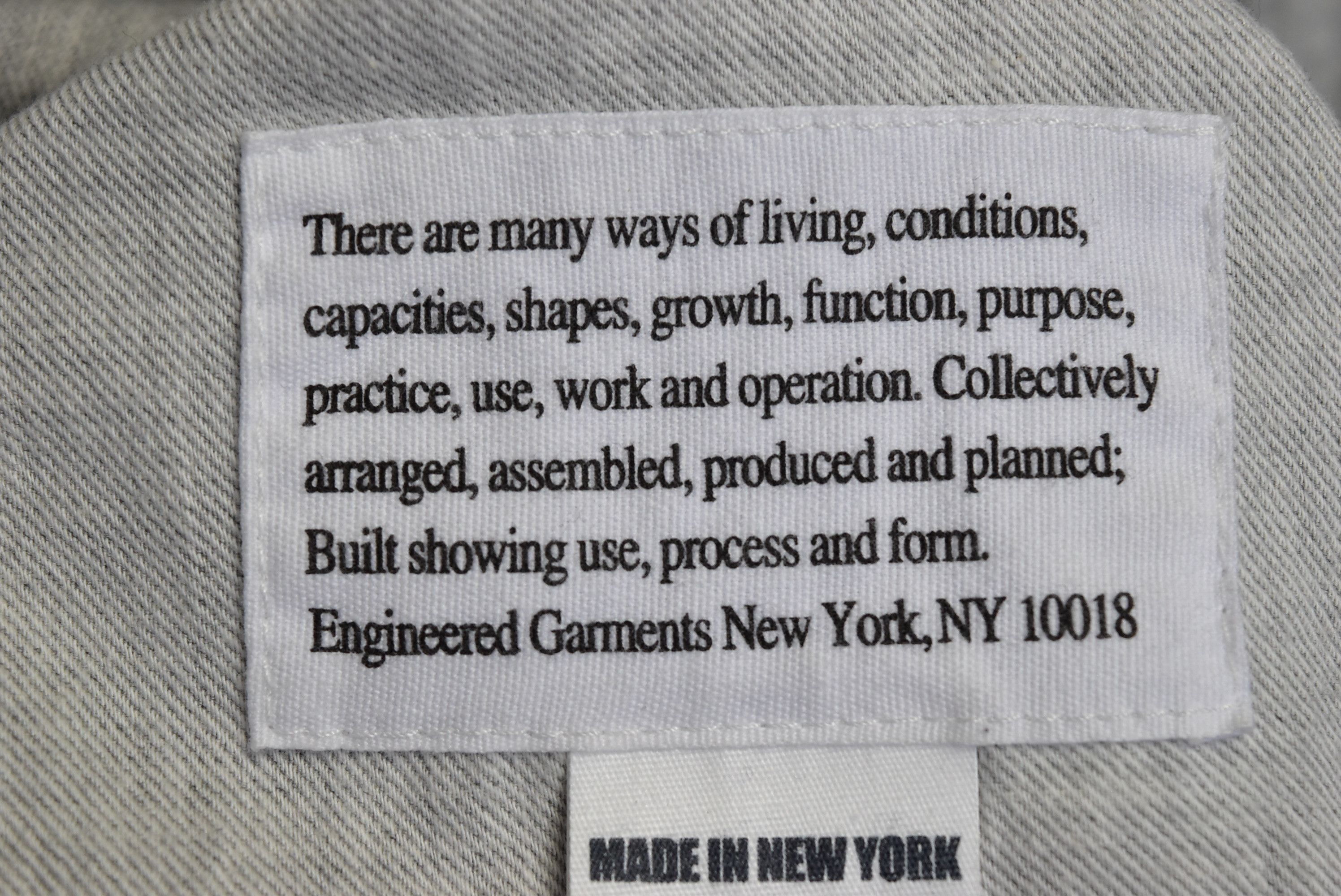 Engineered Garments ENGINEERED GARMENTS/work pocket jacket/28742 - 836 80 Size US S / EU 44-46 / 1 - 7 Thumbnail