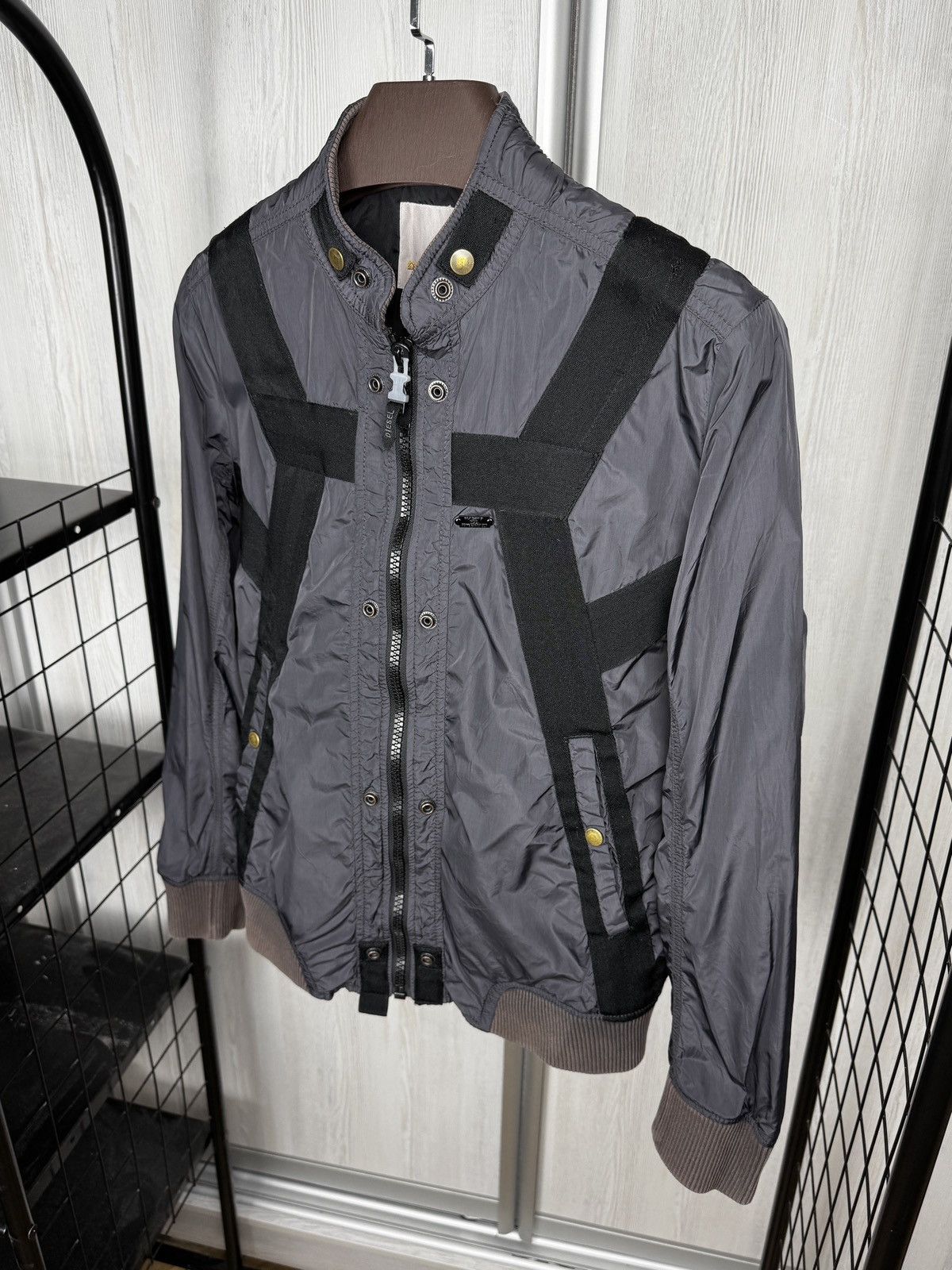 Diesel Rare Vintage DIESEL Strapped Nylon Parachute Bomber Jckt Y2K Size US S / EU 44-46 / 1 - 6 Thumbnail