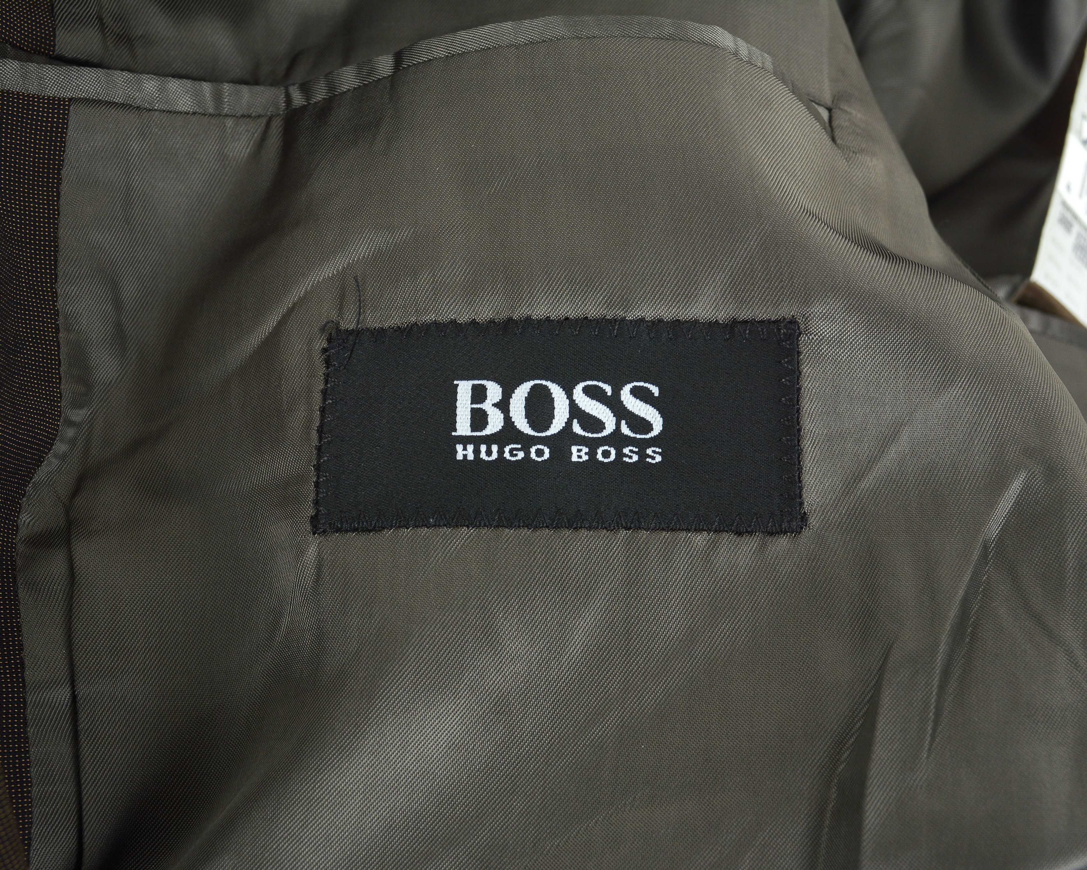 Hugo Boss Bernies Einstein Omega Wool Blazer Suit Jacket EU 50 Coat Size 40R - 6 Thumbnail