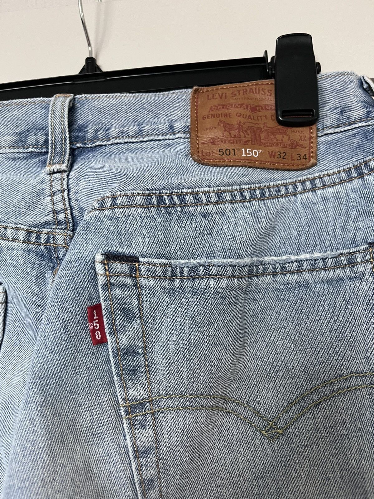 Levi's Levi’s 501 150th anniversary patchwork denim Size US 32 / EU 48 - 3 Thumbnail