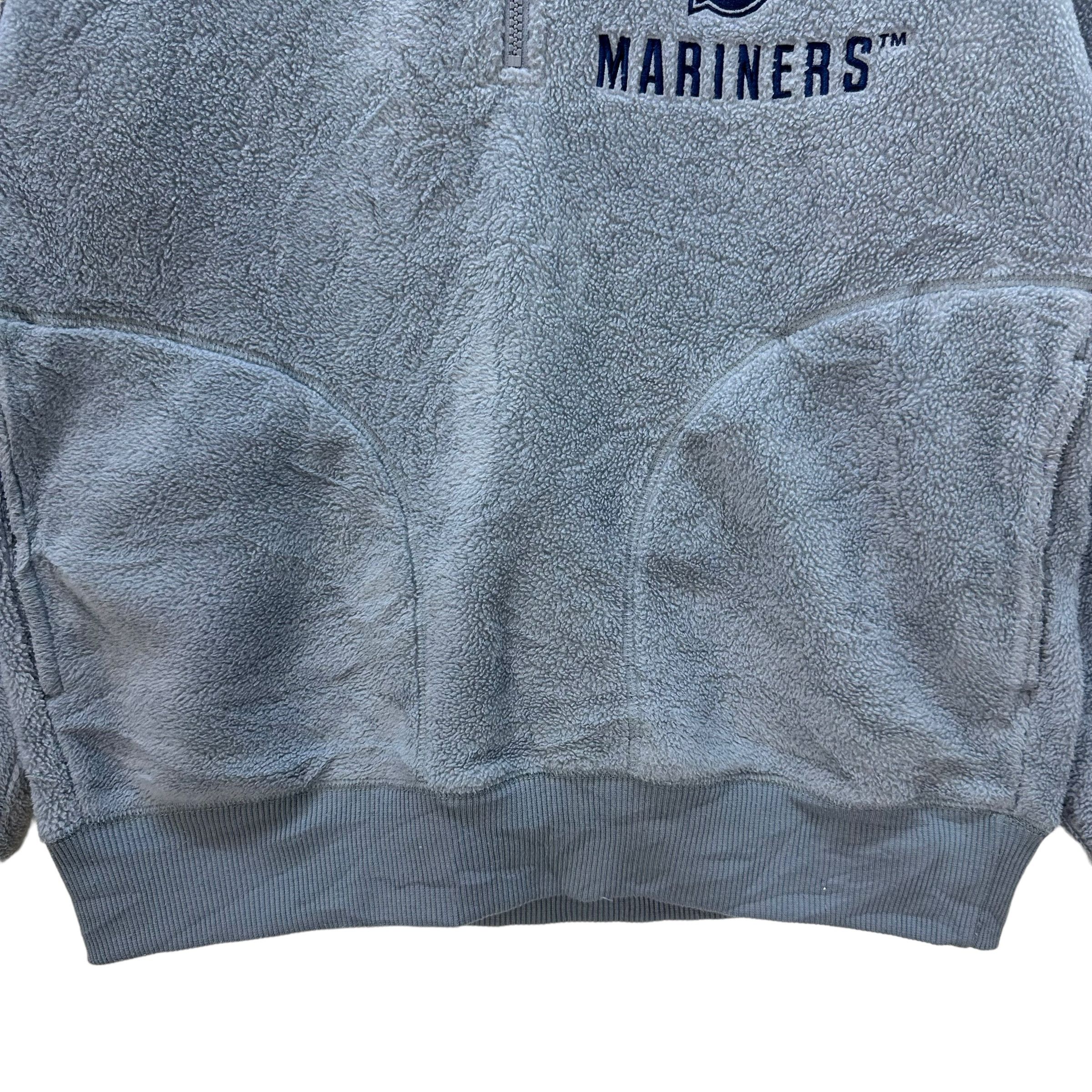 MLB MLB SEATTLE MARINERS HALF ZIP TURTLE NECK FLEECE #9032-50 Size US L / EU 52-54 / 3 - 3 Thumbnail