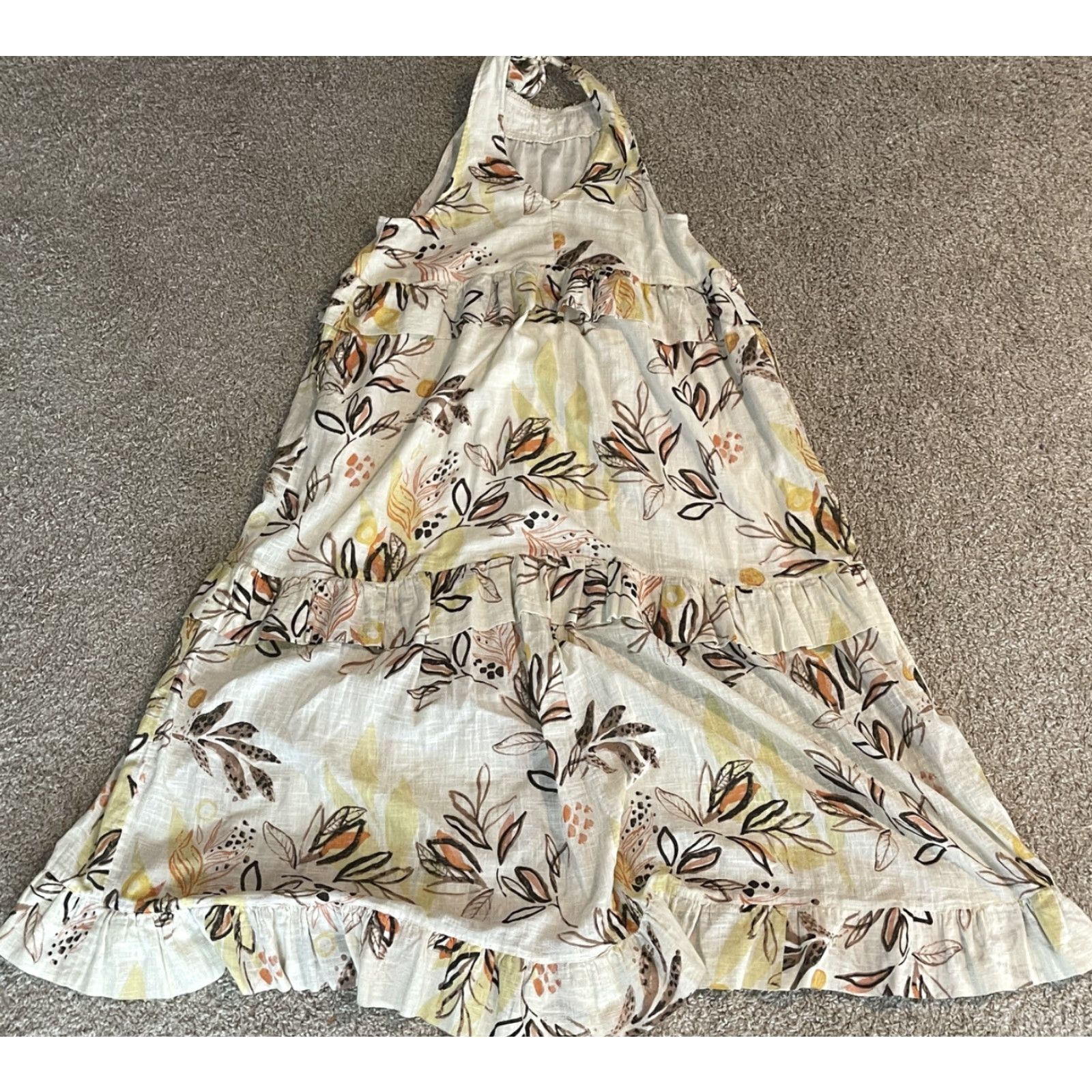 Free People FREE PEOPLE Anita Printed Maxi Dress Sleeveless Tie Layered Boho Multicolor Cotton Women M Size M / US 6-8 / IT 42-44 - 2 Thumbnail