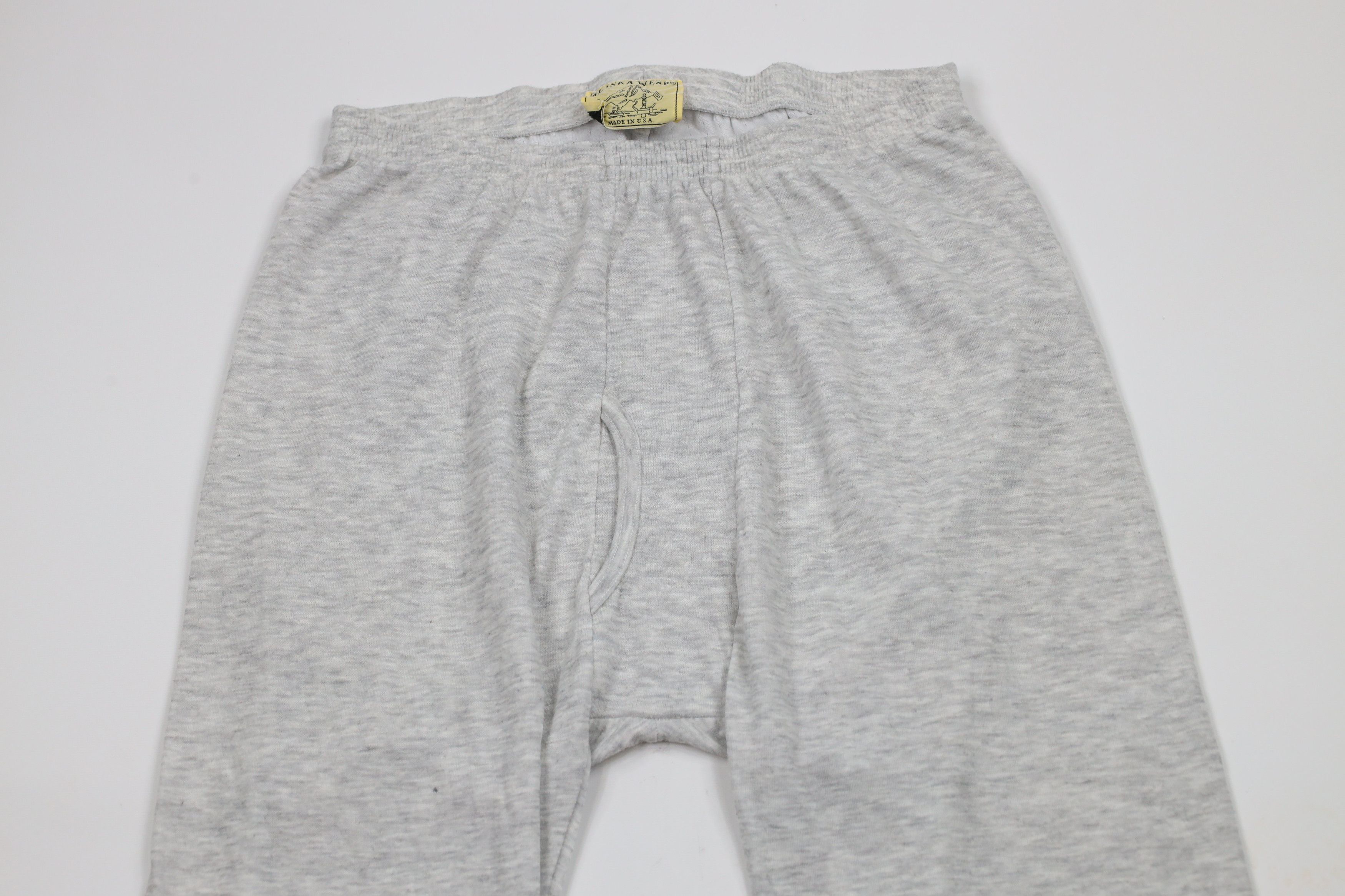 Vintage Vintage 90s Streetwear Thermal Knit Cuffed Joggers Pants USA Size US 38 / EU 54 - 2 Thumbnail