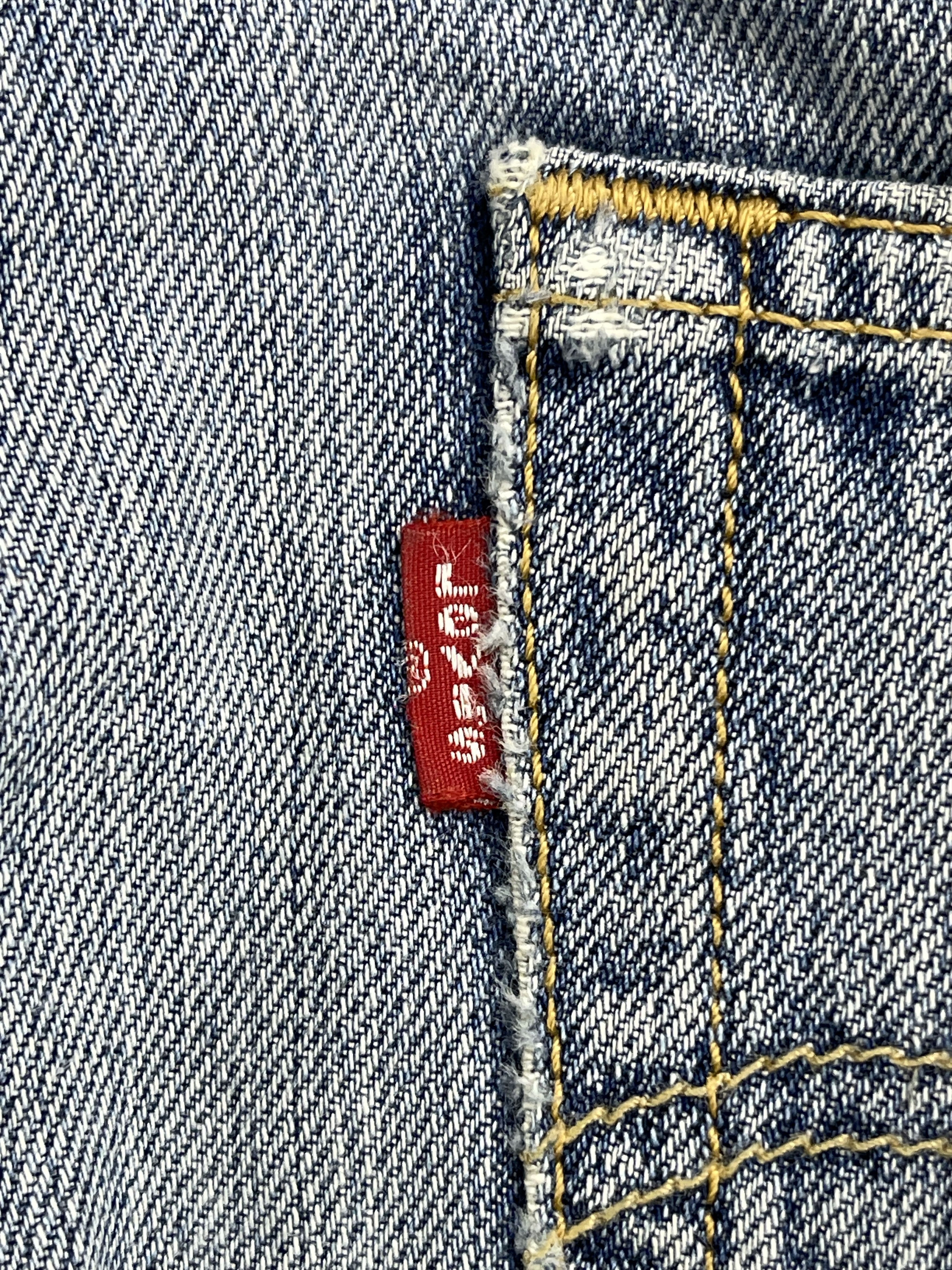 Levi's × Vintage Vintage Levis 501 Light Blue Washed Jeans Size US 30 / EU 46 - 6 Thumbnail