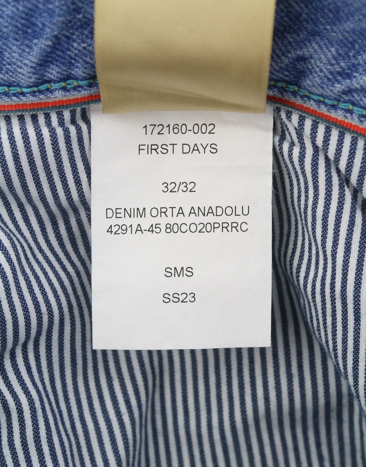 Scotch & Soda THE VERT W32/L32 Blue Distress Straight Jeans 88597 Size US 32 / EU 48 - 10 Thumbnail