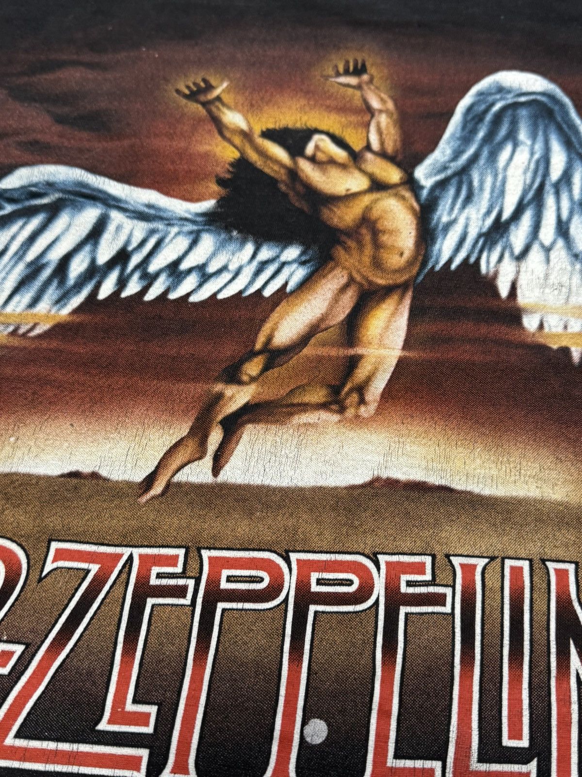 Band Tees Vintage 2000s Led Zeppelin Icarus T Shirt Rock Band Size US XL / EU 56 / 4 - 9 Thumbnail