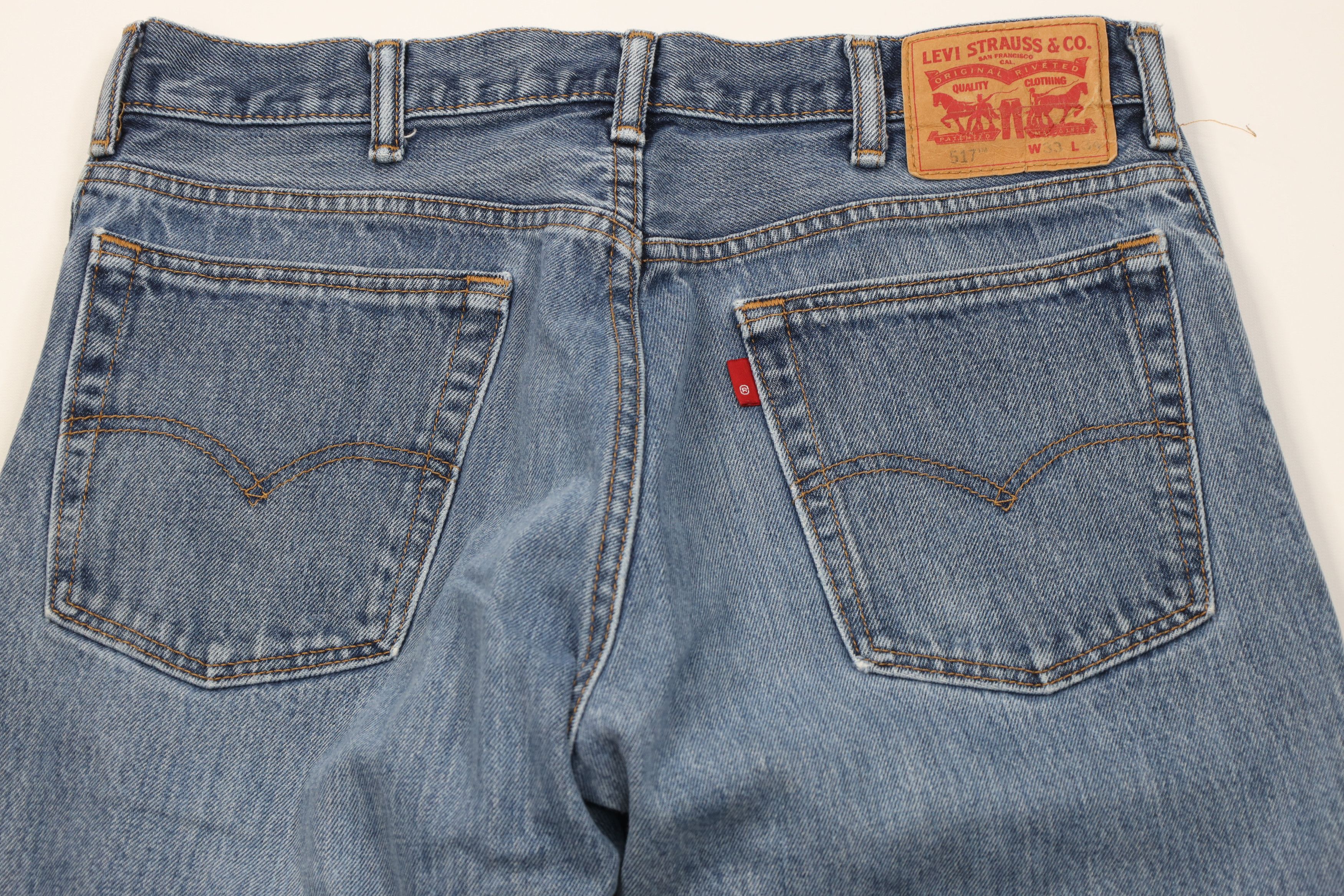 Levi's Vintage Y2K Levis 517 Western Bootcut Wide Leg Flared Jeans Size US 33 - 10 Thumbnail