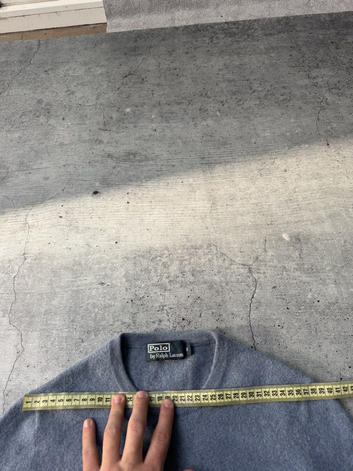 Polo Ralph Lauren Vintage Polo Ralph Lauren Blue Lambs Wool Crewneck Sweater Size US XXS / EU 40 - 5 Thumbnail