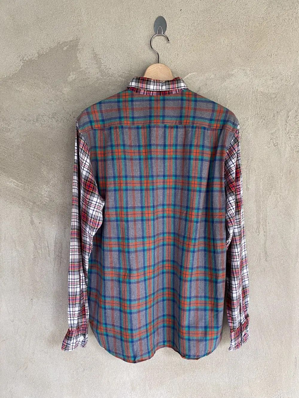 BEAUTY&YOUTH Rare Design Patchwork Flannel United Arrow PlaidTartan Shirt Size US M / EU 48-50 / 2 - 7 Thumbnail