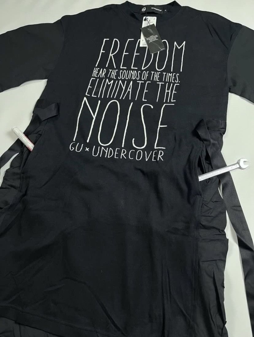Japanese Brand × Undercover Undercover x gu “freedom noise” avant garde hybrid tee Size US S / EU 44-46 / 1 - 4 Thumbnail